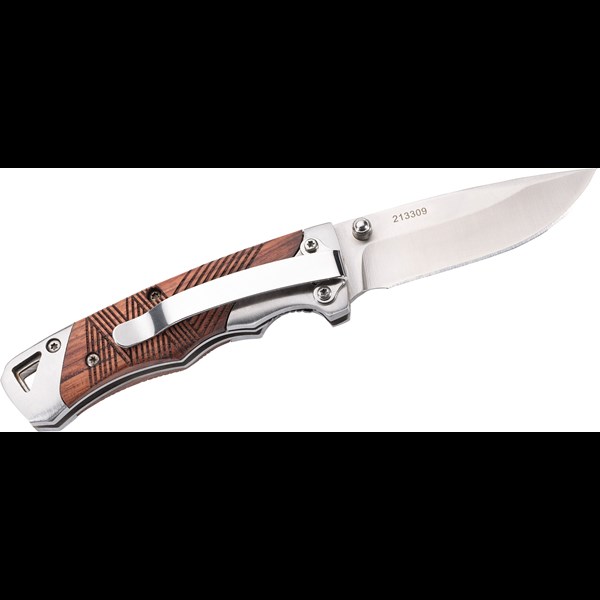 One-Handed Rosewood Folding Knife
