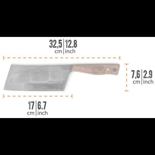Cleaver Knife, 17 cm