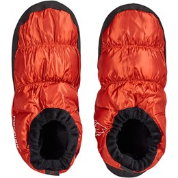 Nordisk Mos Down Shoes XS Orange Hjemmesko
