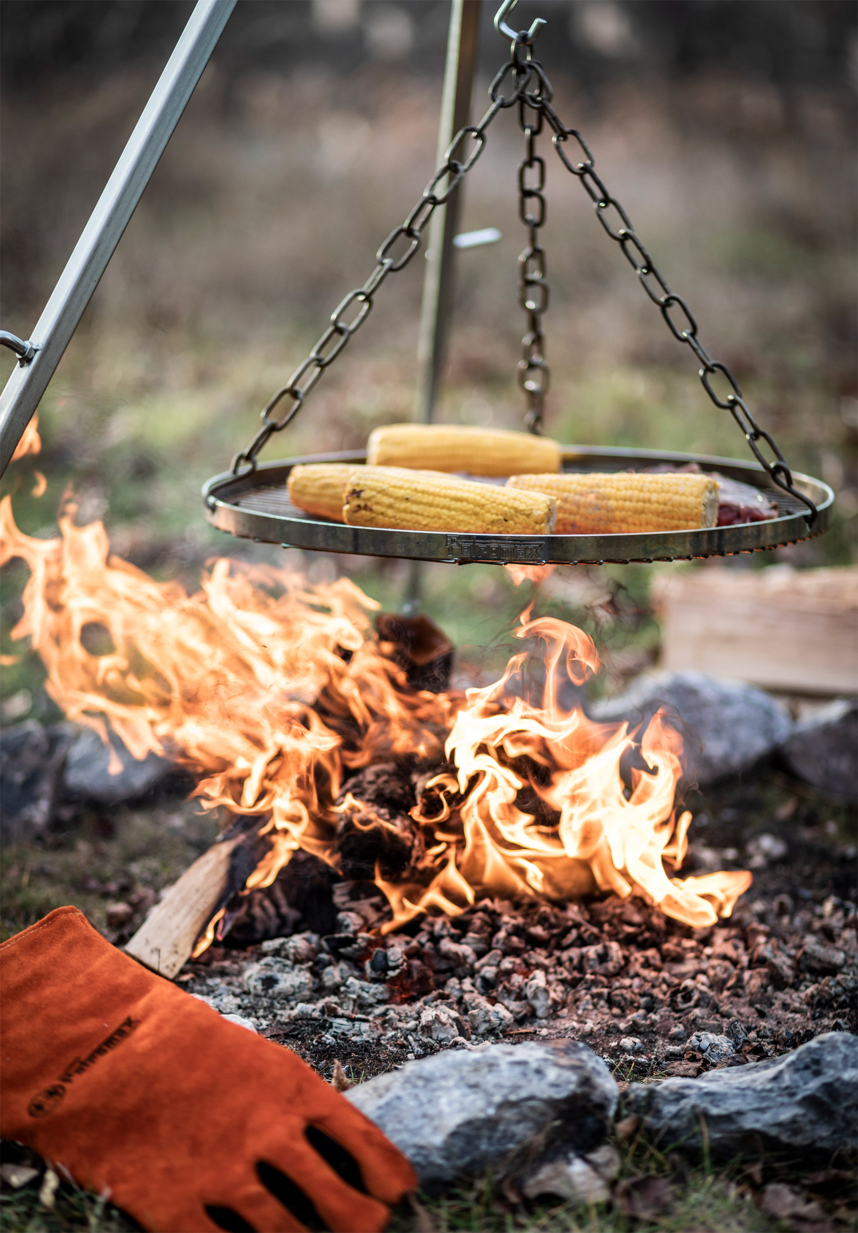 Hanging Grate for Cooking Tripod