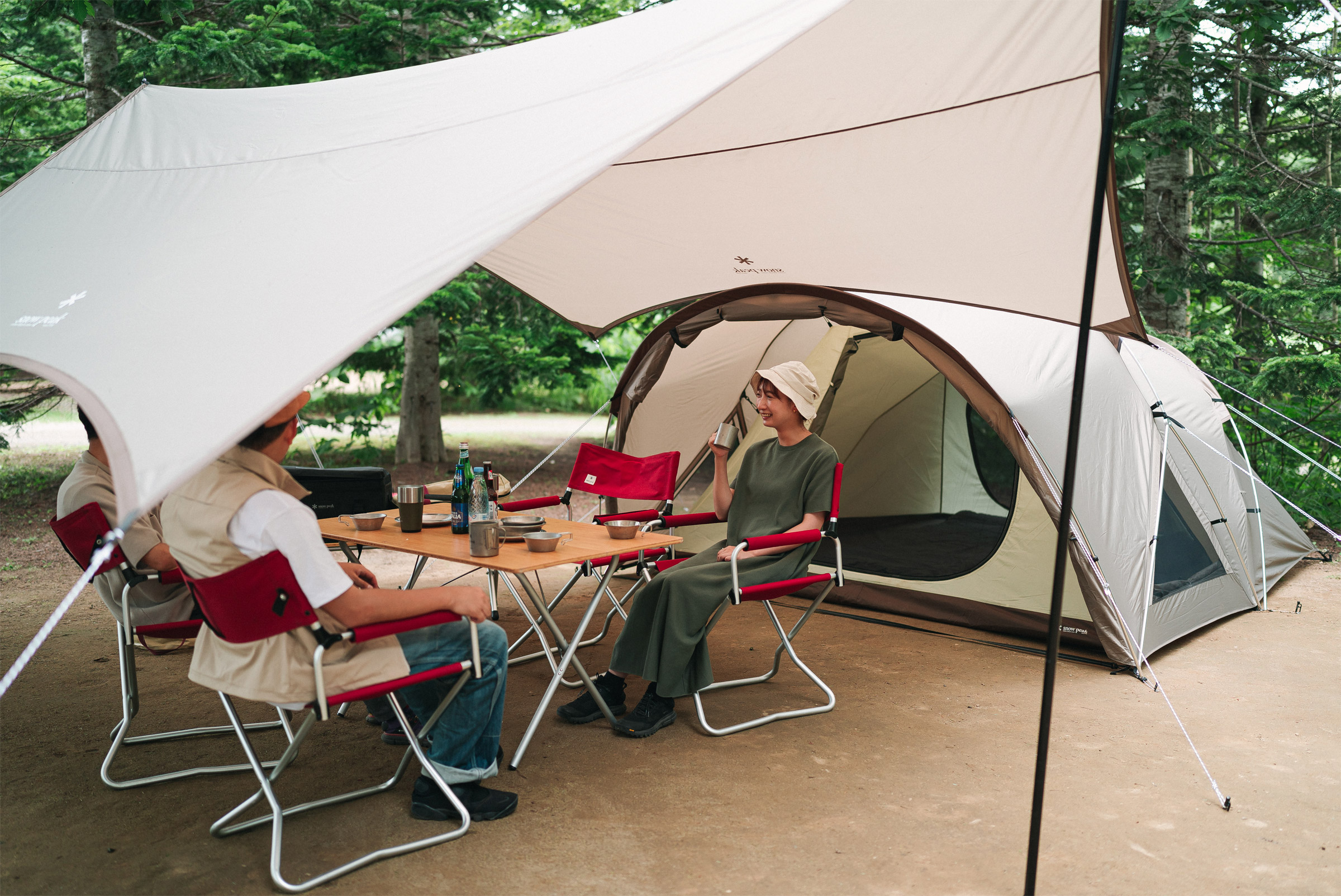 Land Nest Medium Tent & Tarp Set, 4-Personers Telt + Tarp