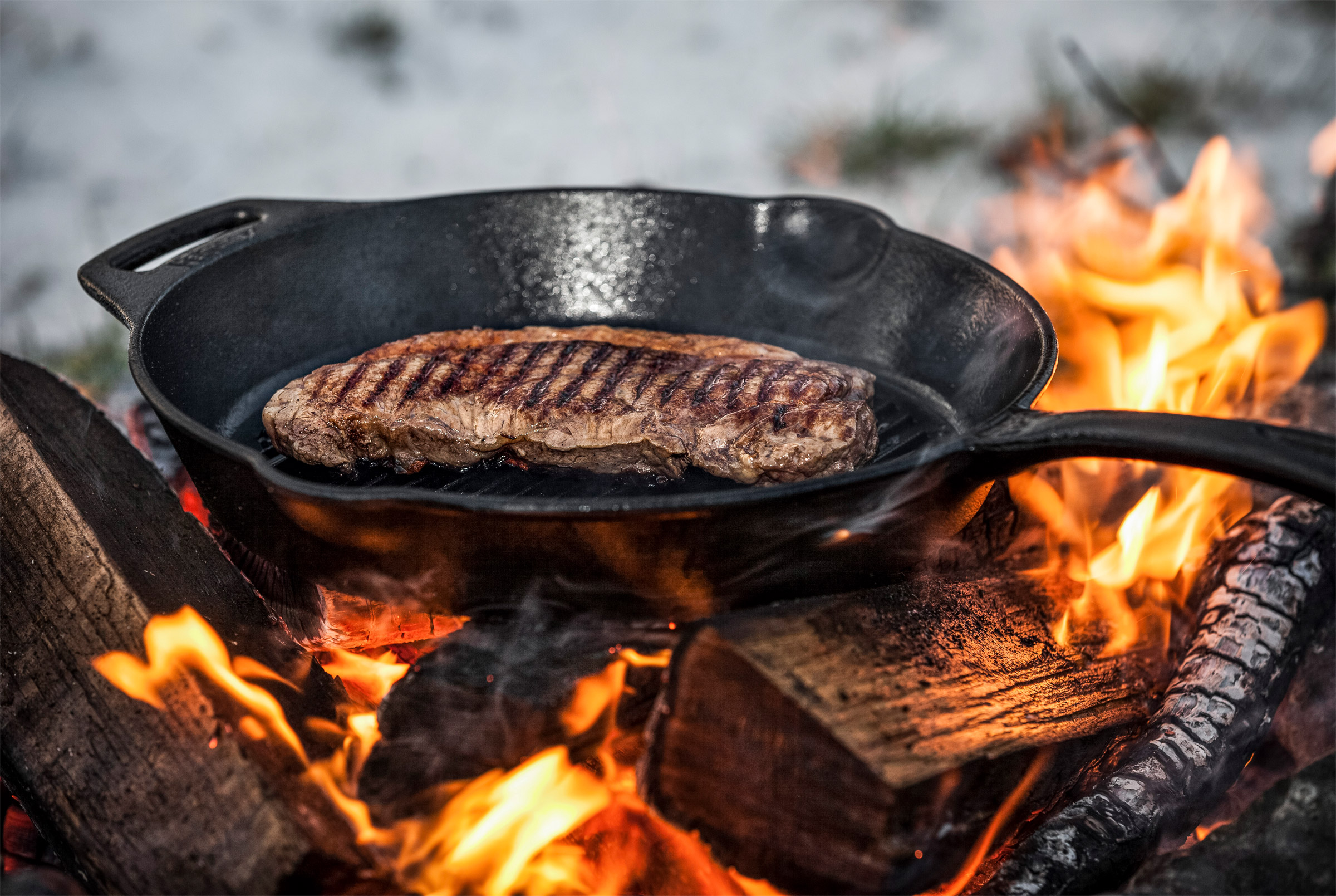 Grill Fire Skillet w/One Handle GP30