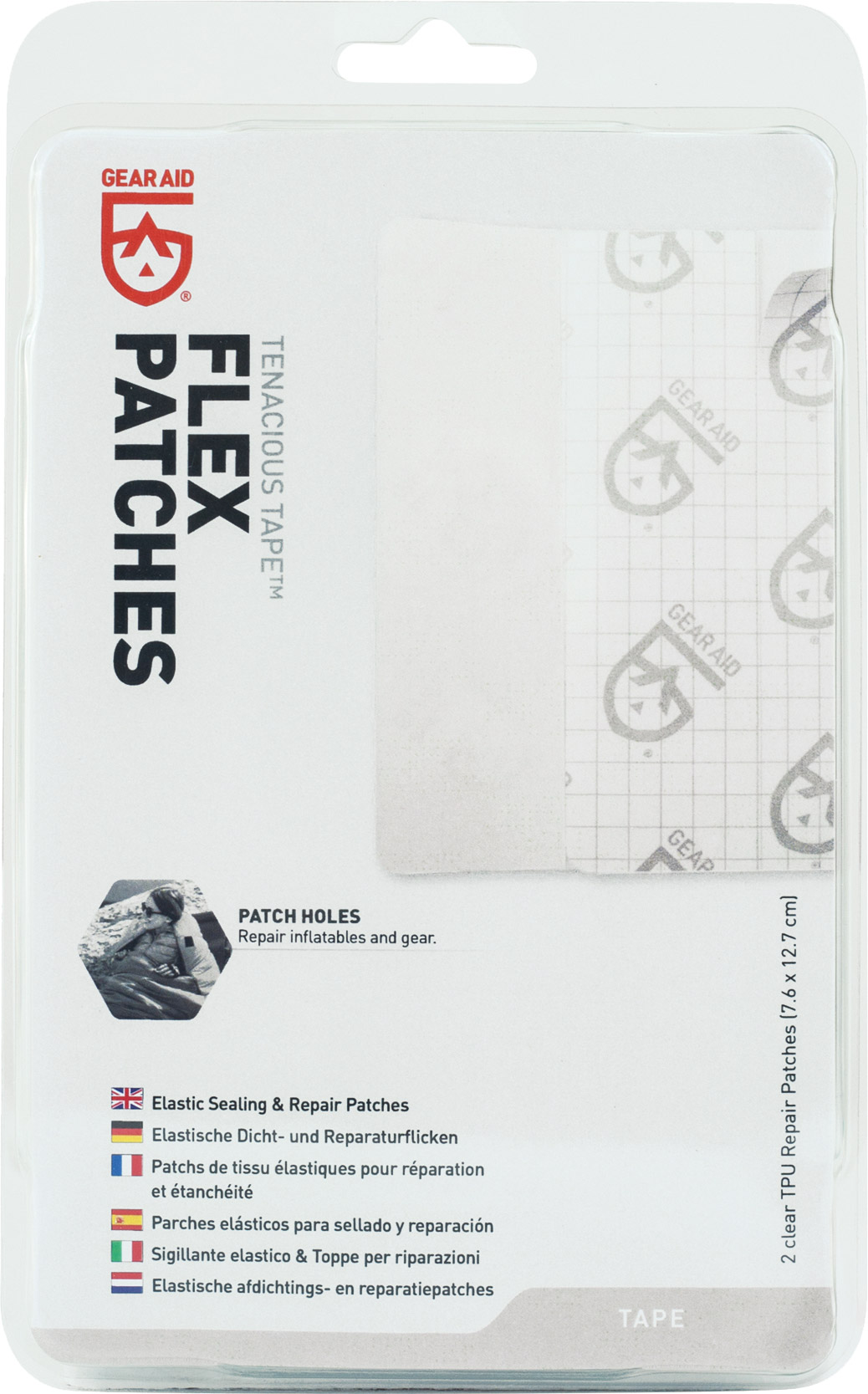 Tenacious Clear Flex Patches Gear Aid brands