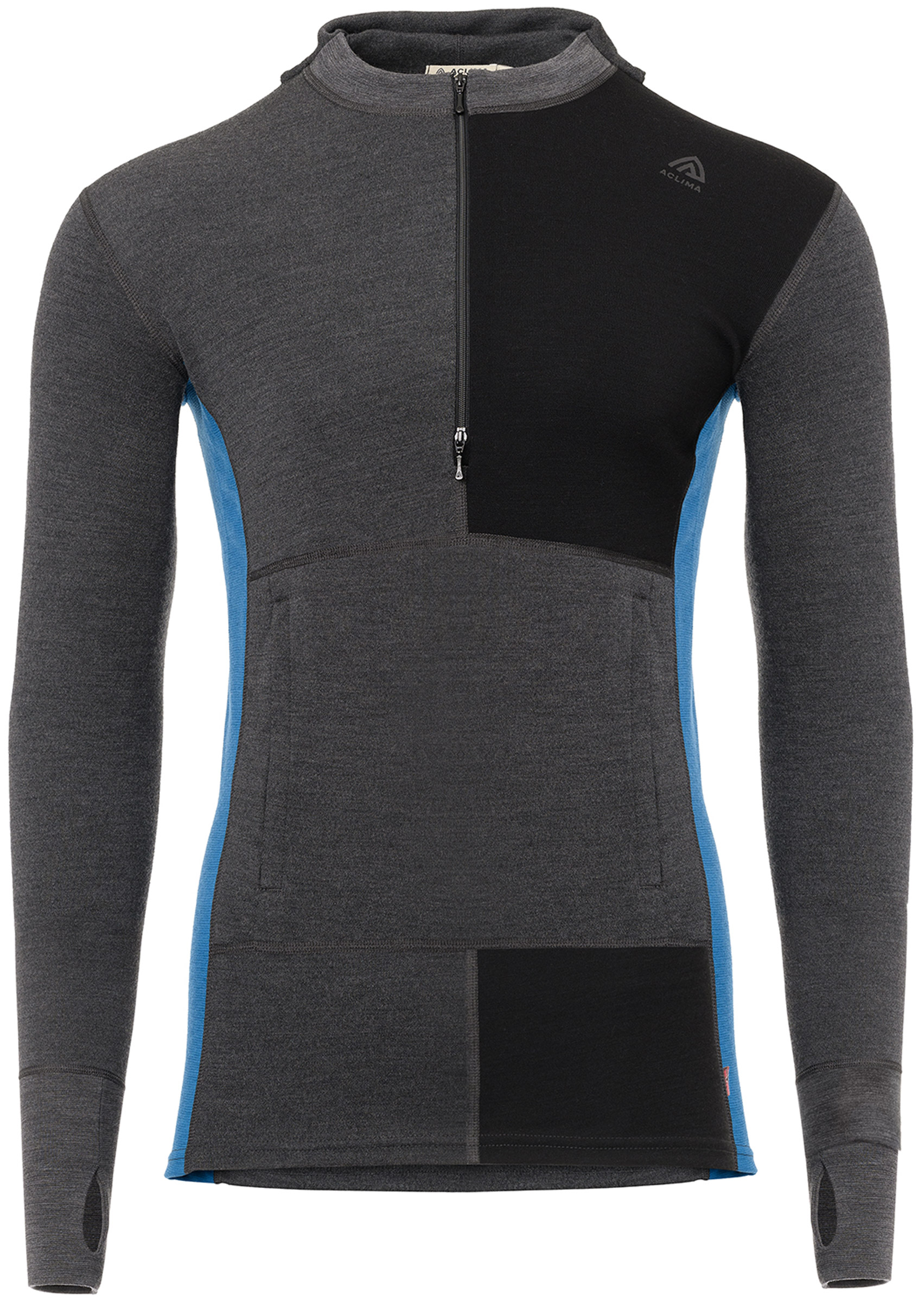 WarmWool Hood Sweater with Zip Aclima Beklædning