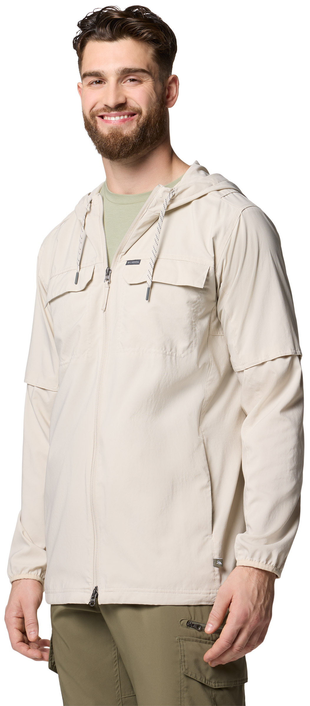 Skien Valley Hooded LS Shirt Herre