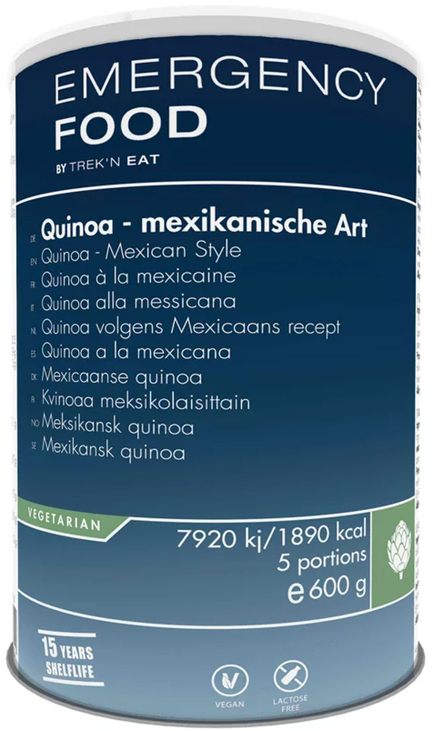 Emergency Food Quinoa - Mexican Style, 5 portioner Trek'n Eat kogegrej
