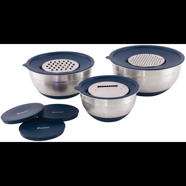 Chef Bowl Set with Lids & Graters