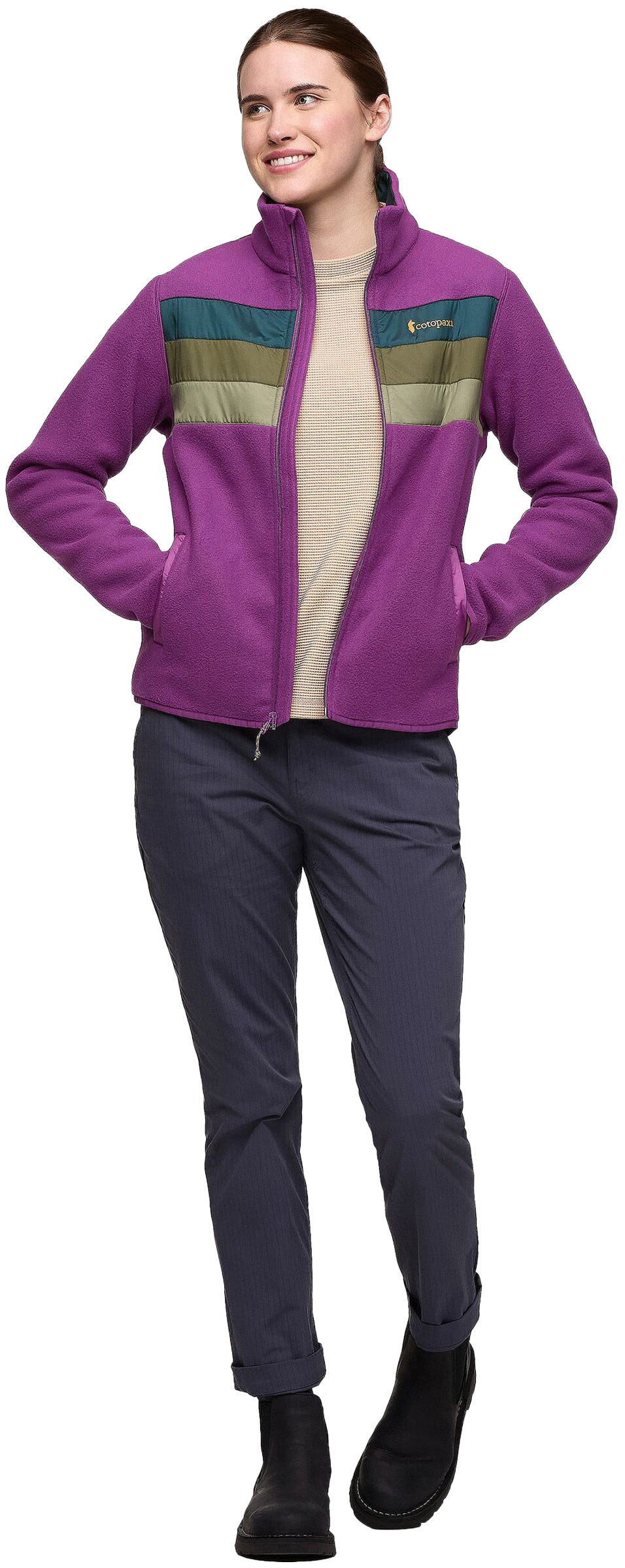 Teca Fleece Full-Zip Jacket Dame