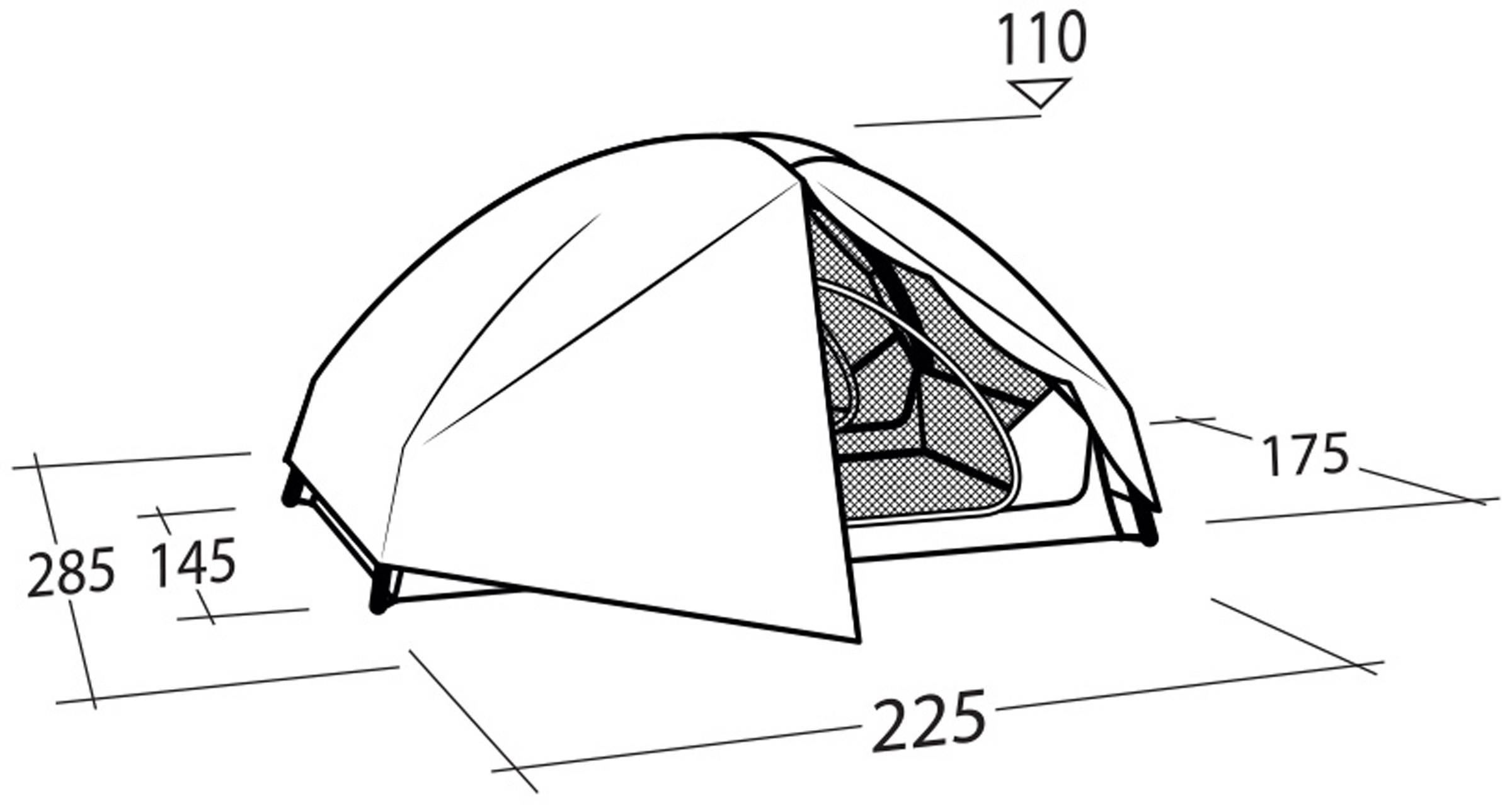 Seeker 3 LW, 3-Personers Telt