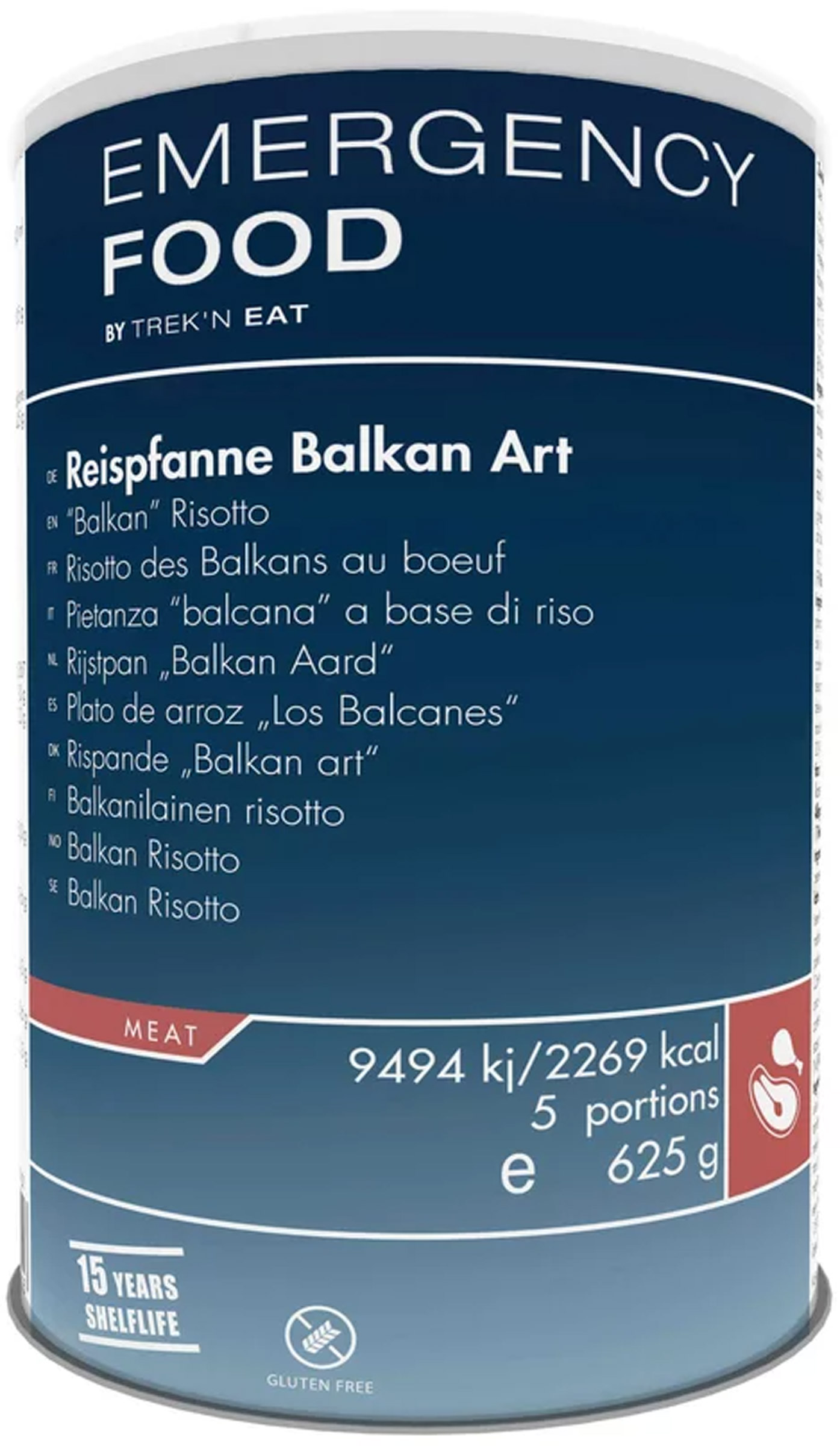 Emergency Food Balkan Risotto, 5 portioner Trek'n Eat kogegrej