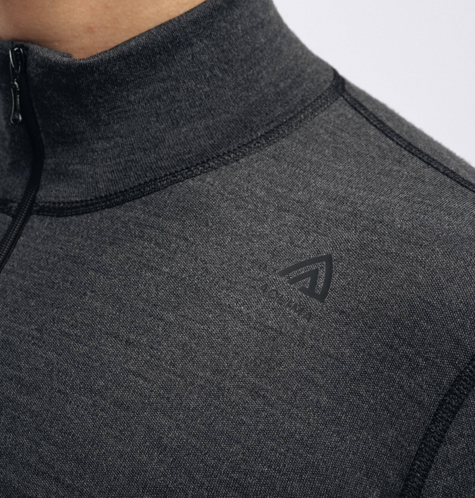 WarmWool Mock Neck with Zip Herre
