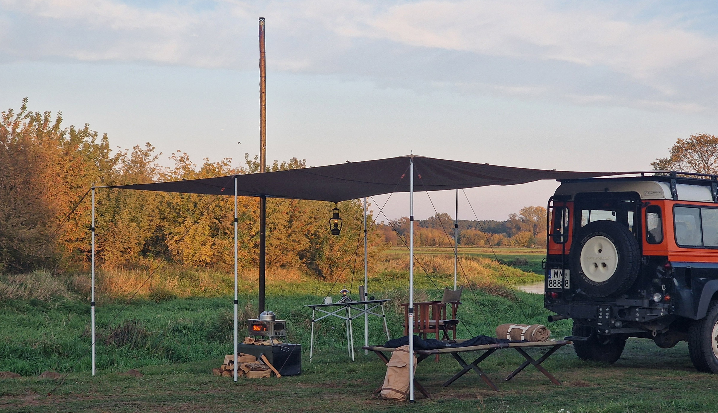 Fastfold Large Camping Stove with 3 Windows