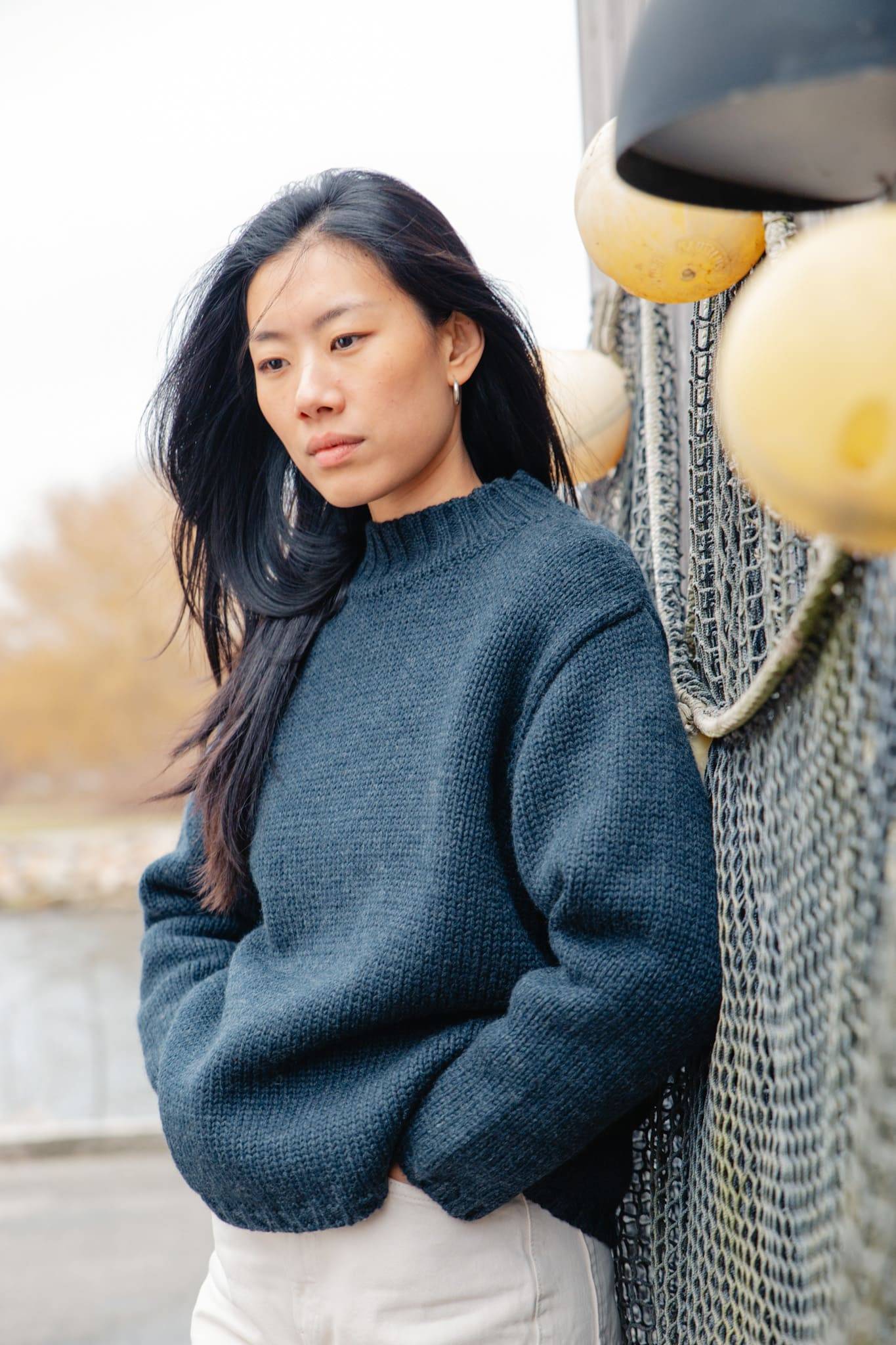 Pauline Sweater High Neck Dame