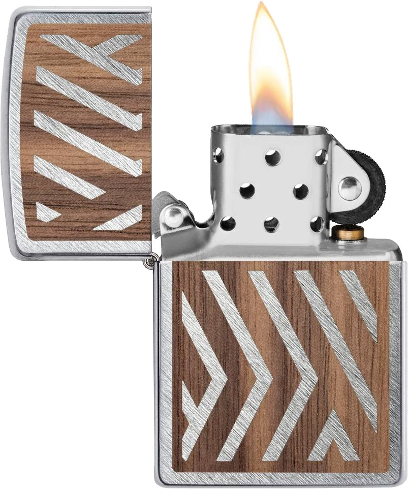 Woodchuck Herringbone Sweep Walnut Lighter