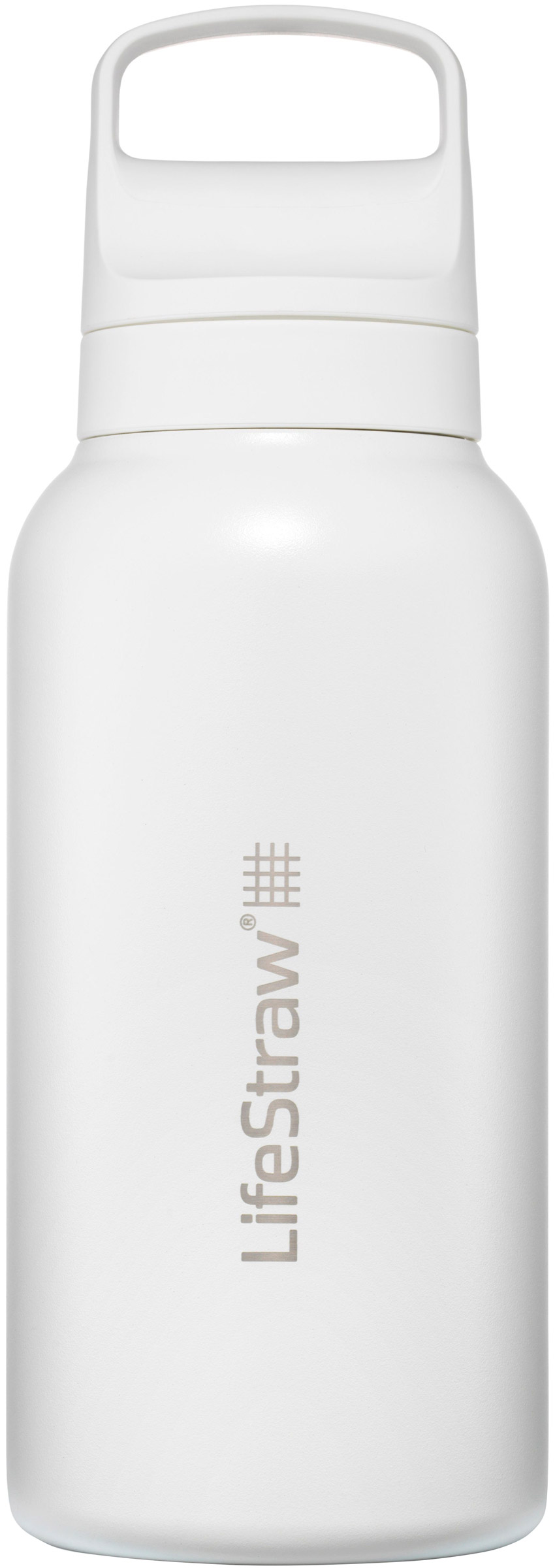 Go 1 ltr Stålflaske med Vandrensning