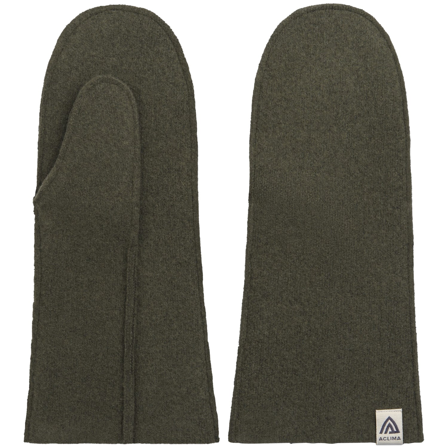 Aclima ReBorn Felted Mittens XS Grøn Handsker & luffer