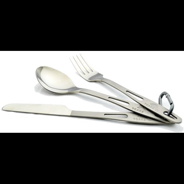 Titanium 3-Pieces Cutlery Set Toaks Kogegrej