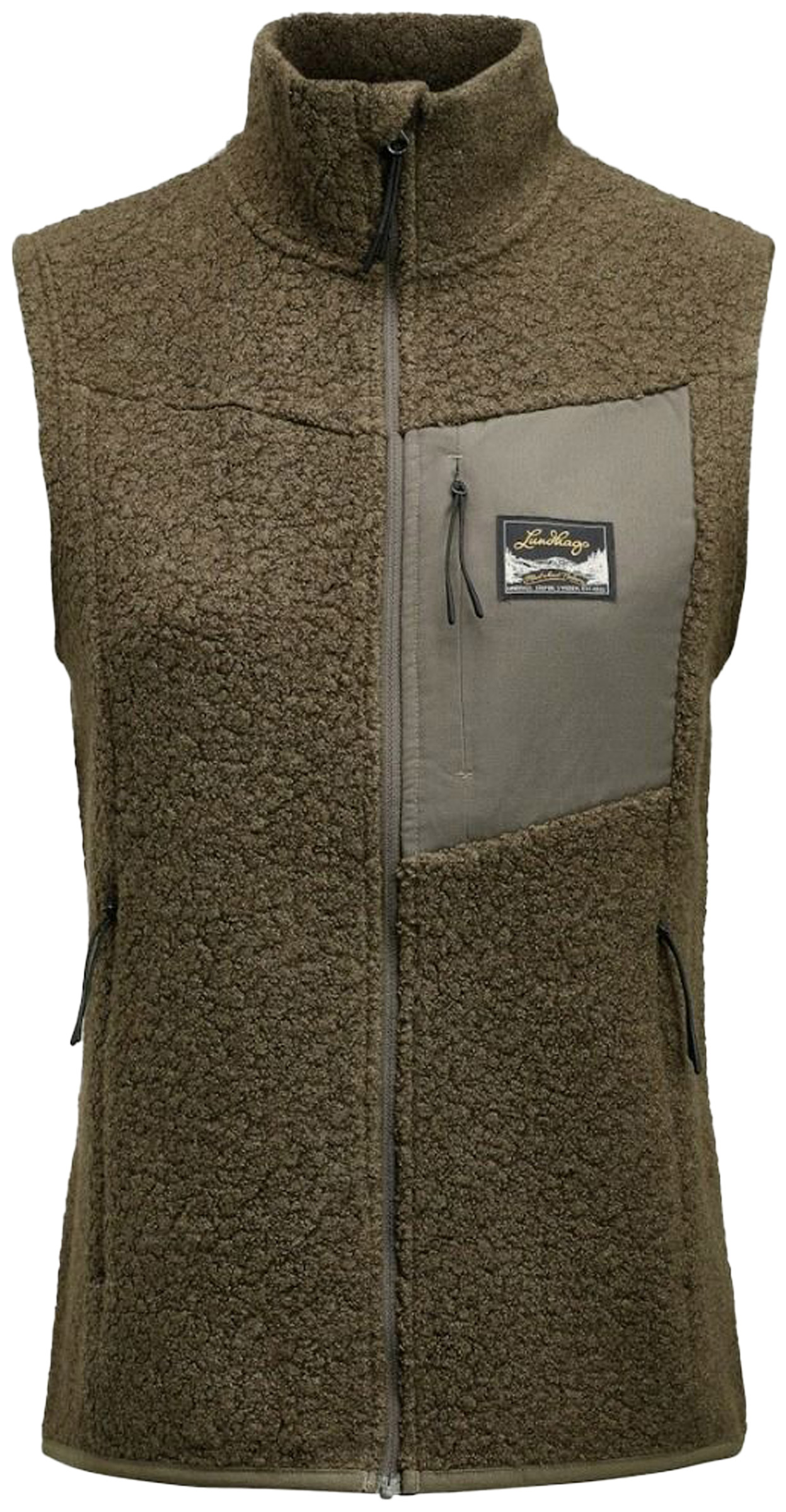 Flok Wool Pile Vest Dame Lundhags brands