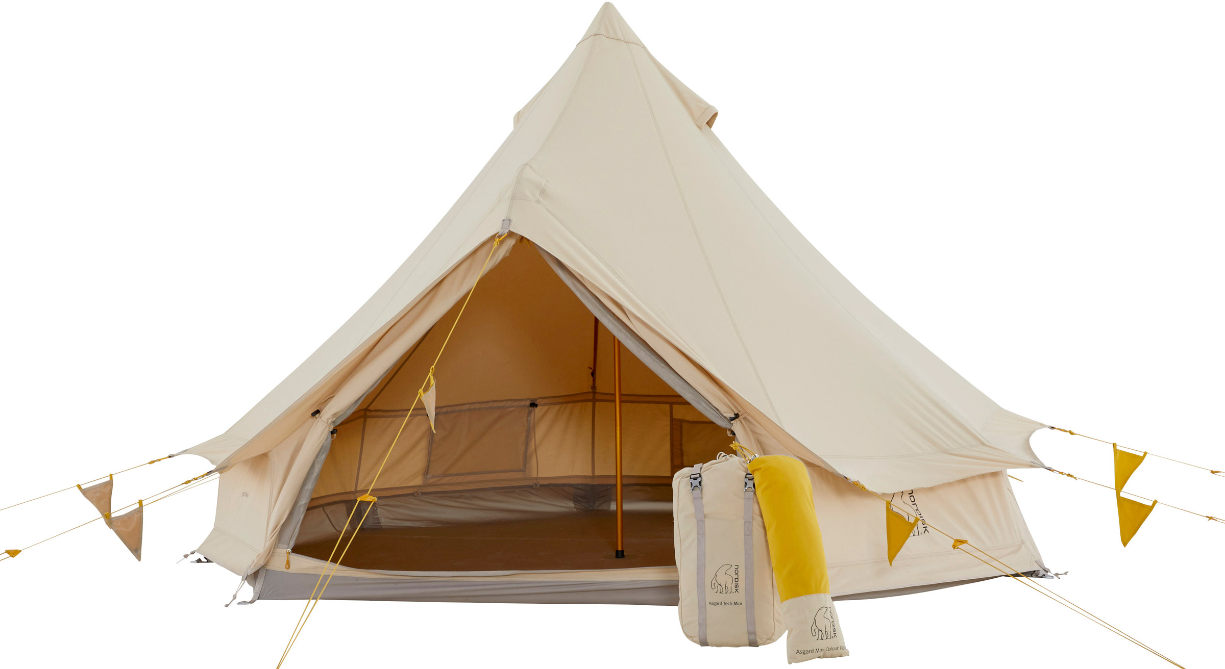 Asgard Tech Mini Incl. Color Pack, 2-Personers Bomuldstelt Nordisk telte