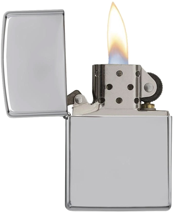 Classic High Polish Chrome Lighter