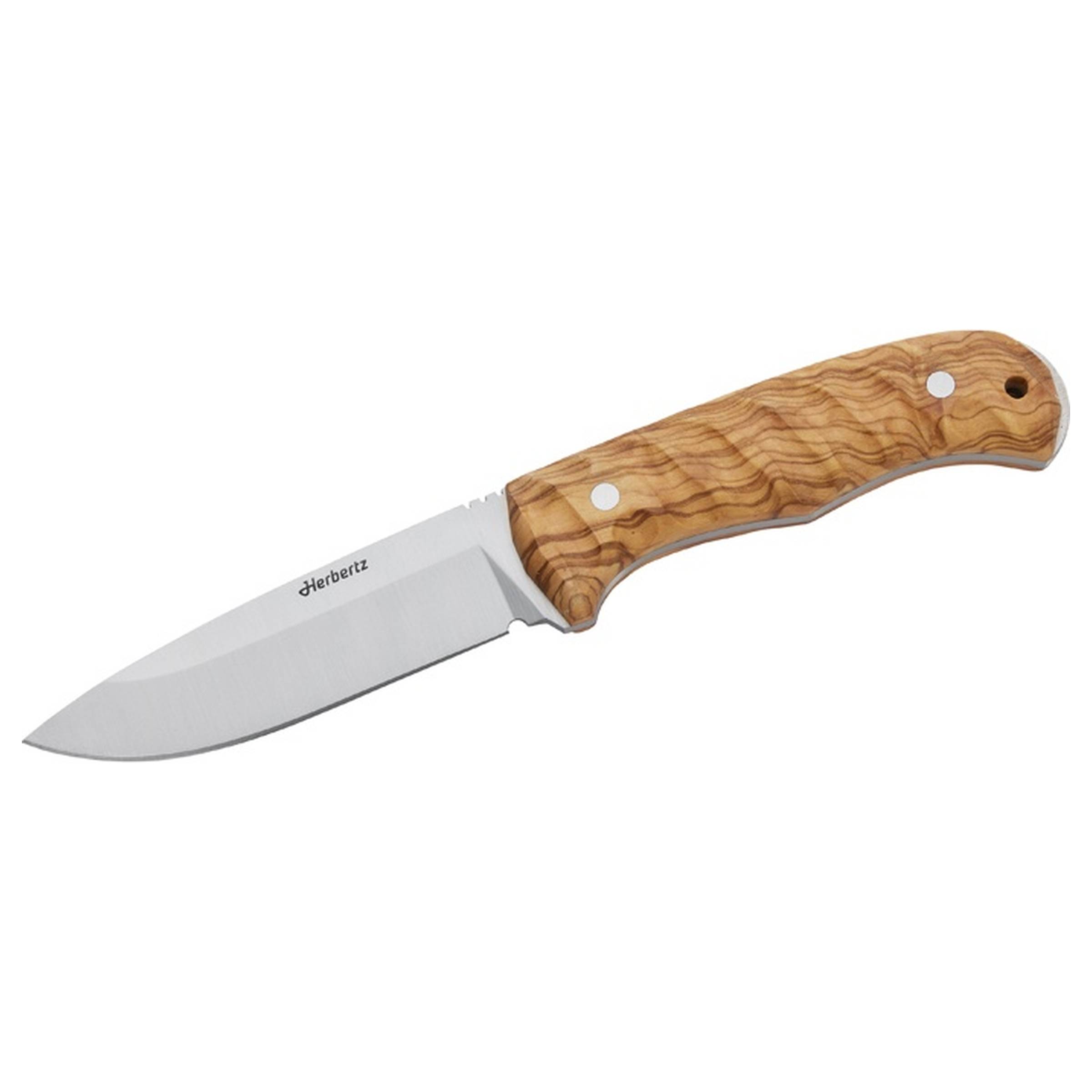 Outdoor Knife, 11 cm Olive Wood Herbertz udstyr
