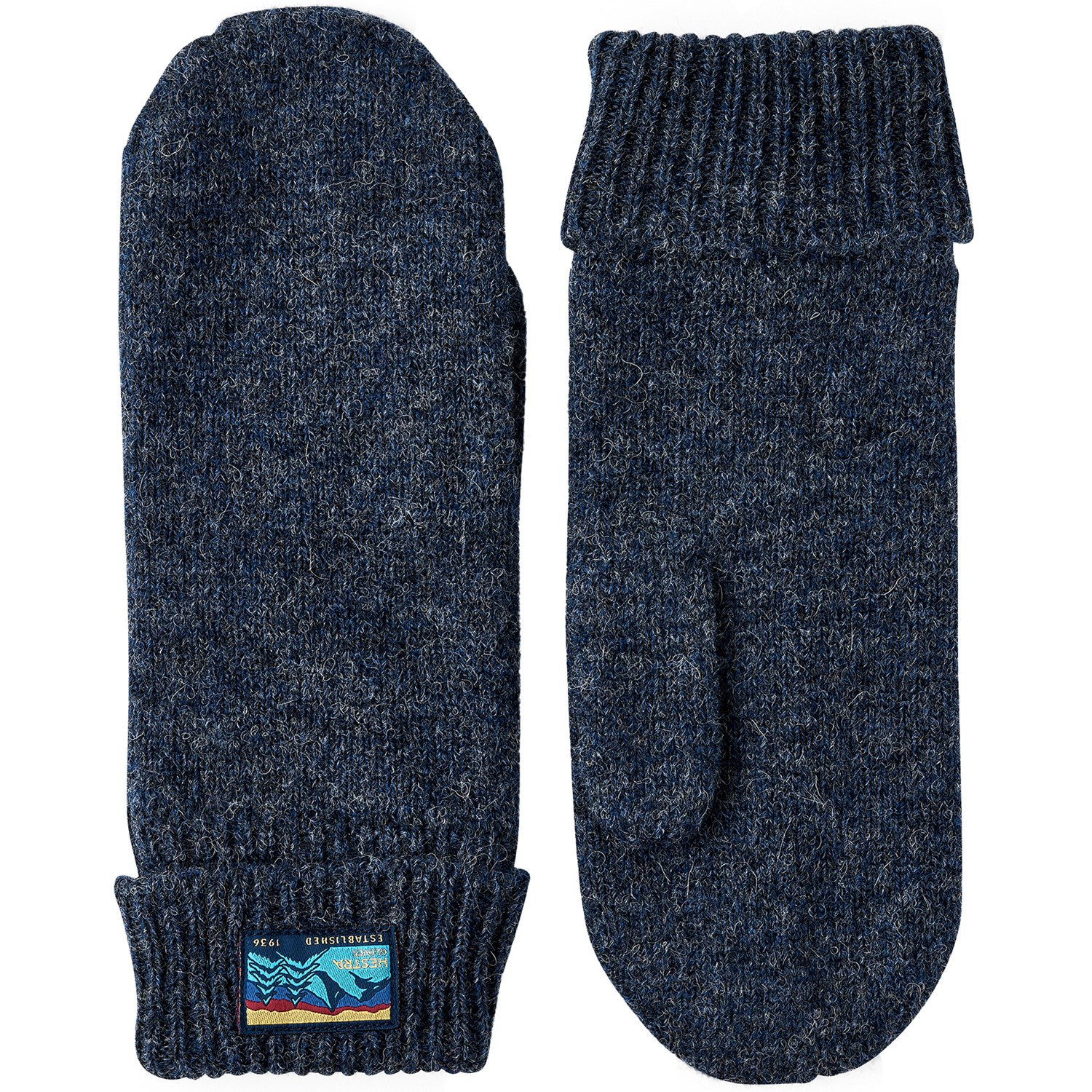 Hestra Raggwool Luffer 6 Blå Handsker & luffer