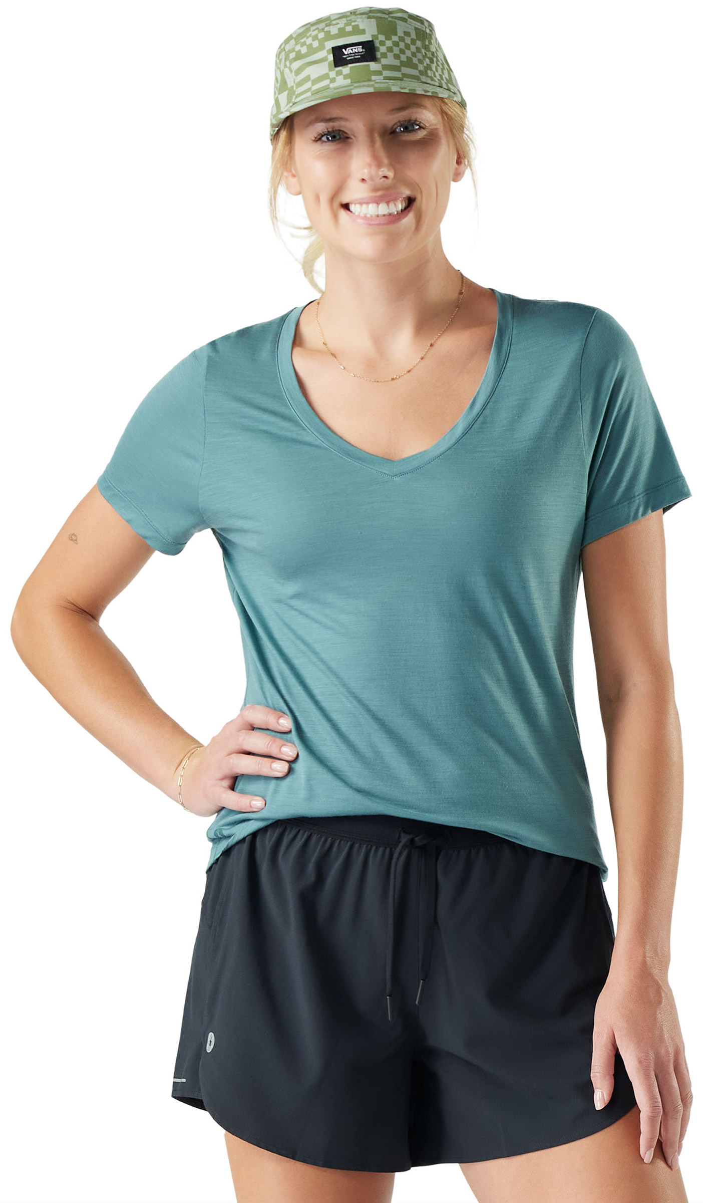 Active Ultralite V-Neck Short Sleeve Dame SmartWool brands