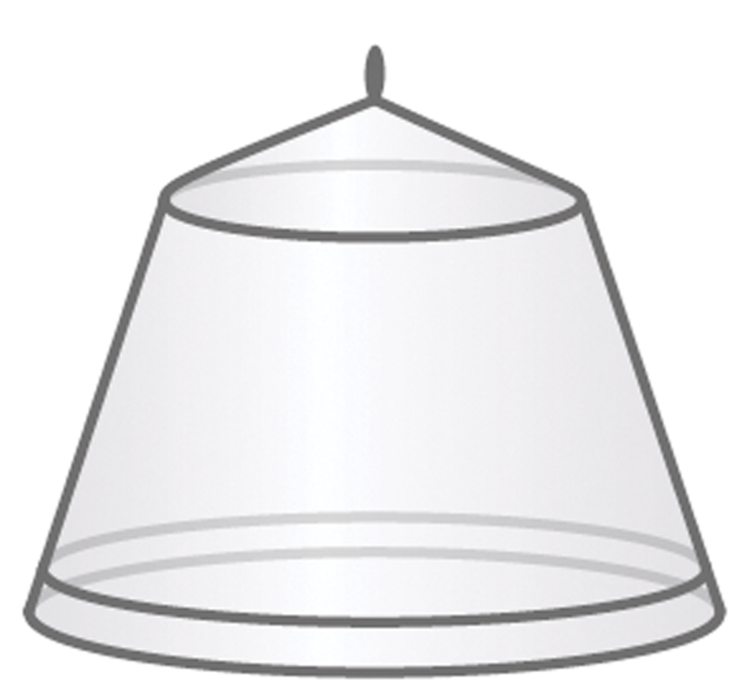 Pop Out  Pyramid Impregnated Mosquito Net,  2 Personer