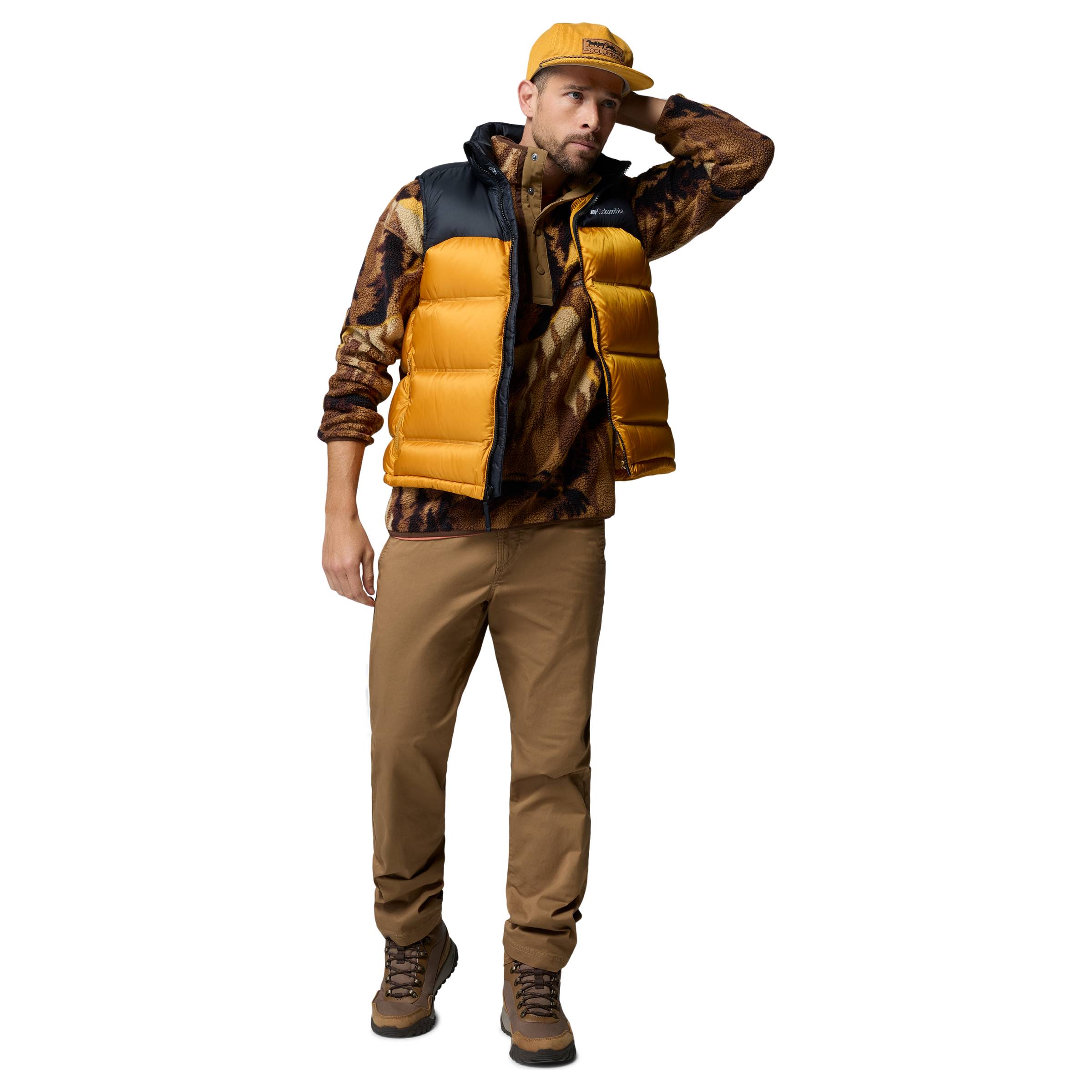Helvetia II Printed Half Snap Fleece Herre