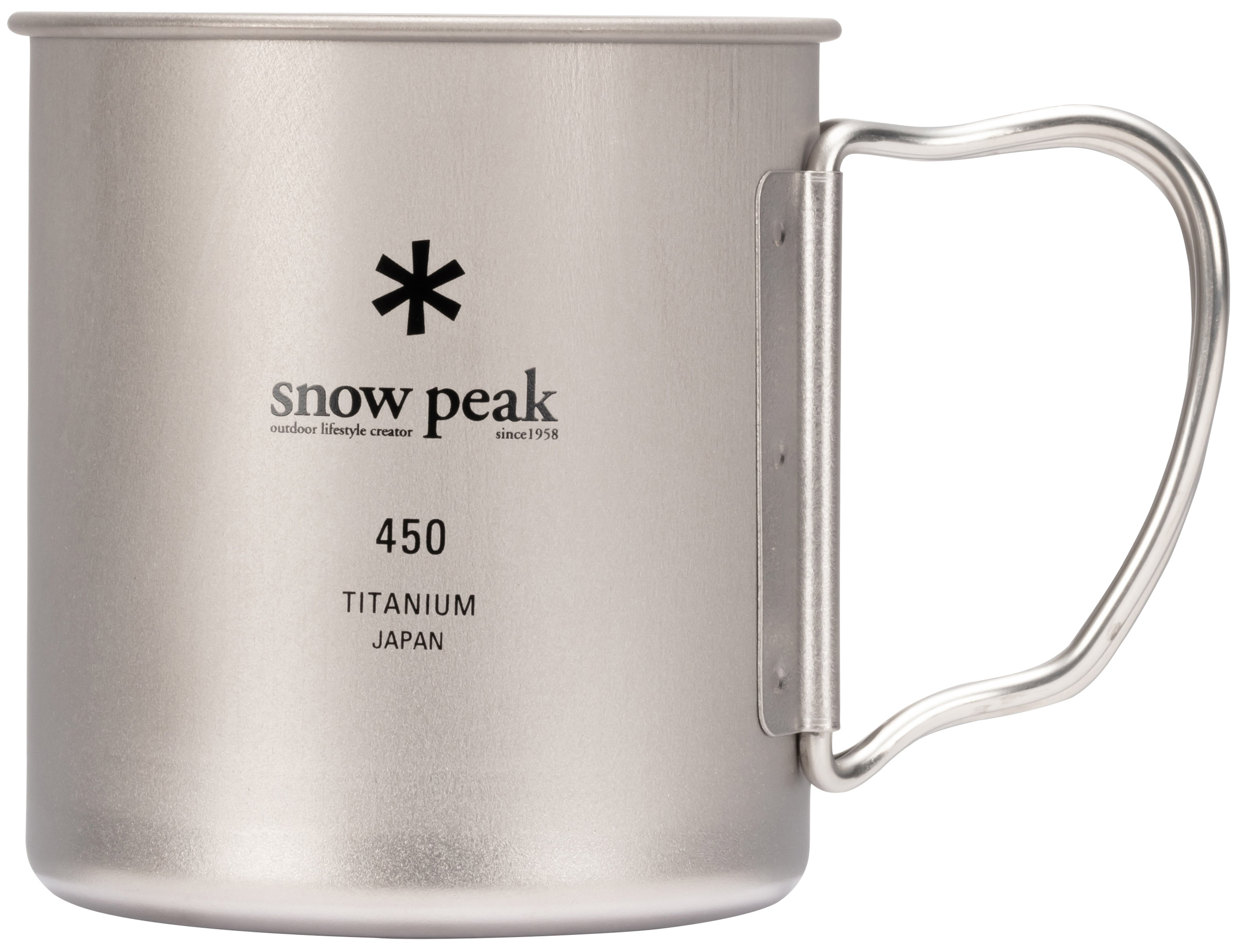 Titanium Single Wall 450 ml Krus