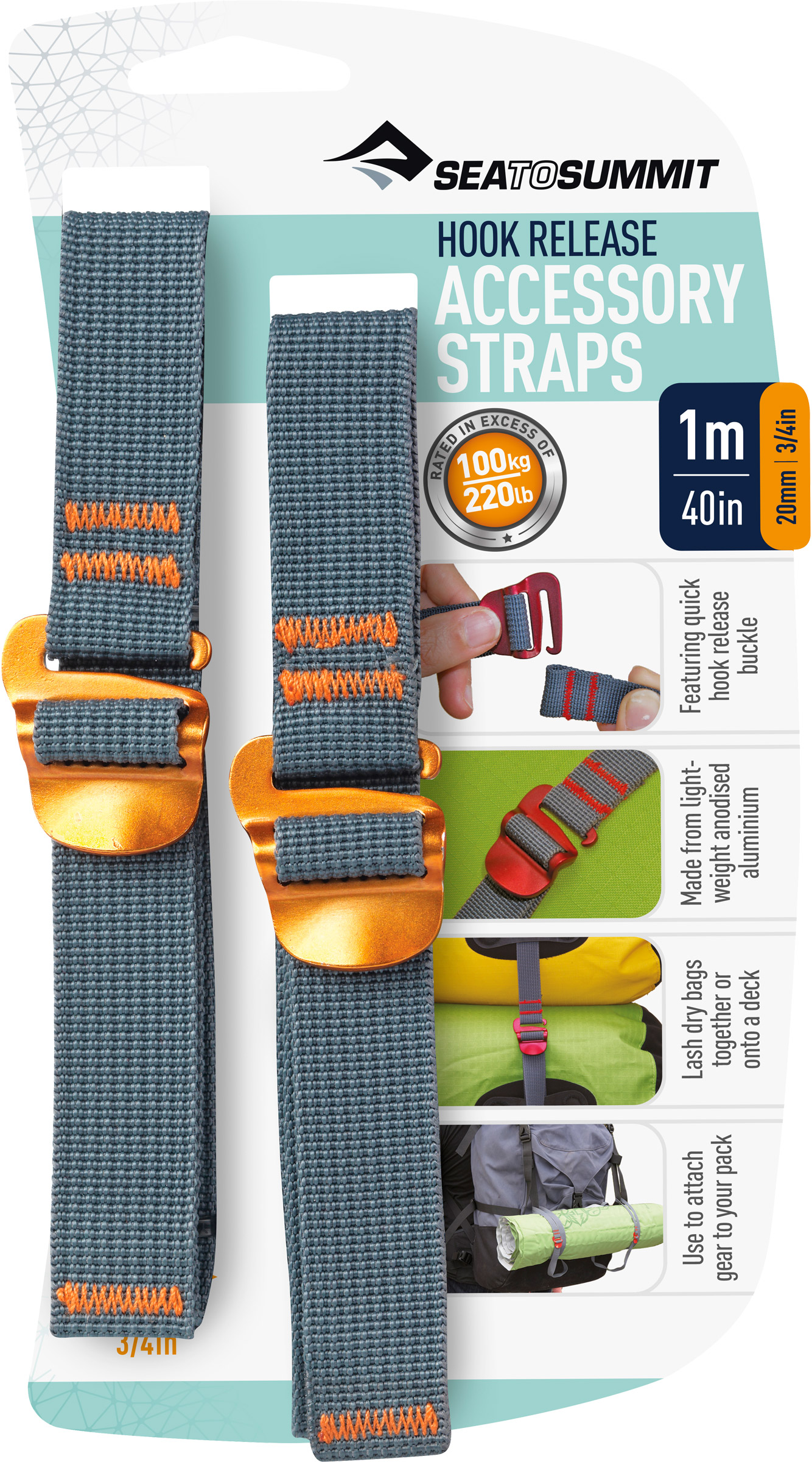 Hook Release Acc Straps 1 m / 20 mm