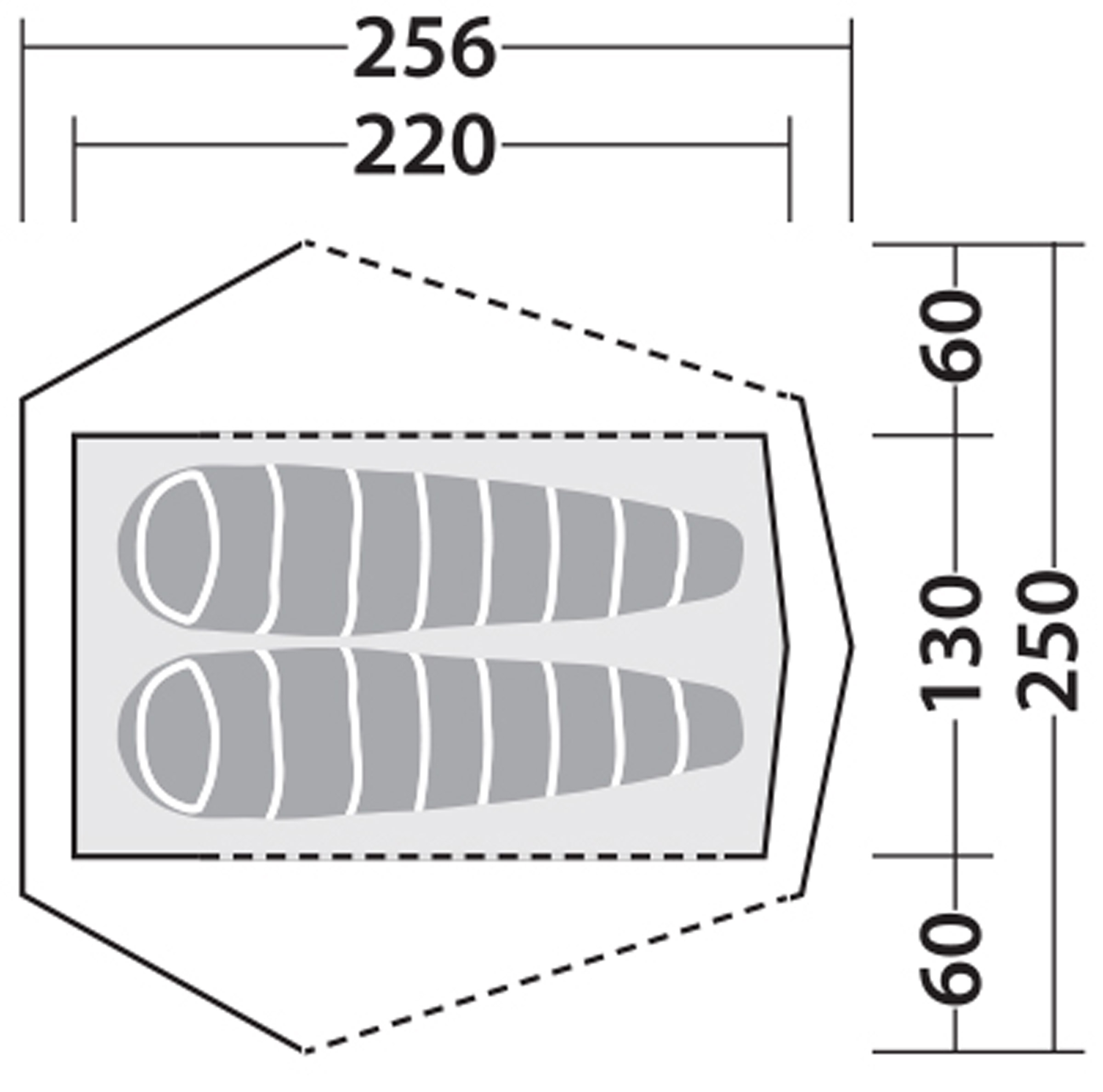 Via 2 UL, 2-Personers Telt