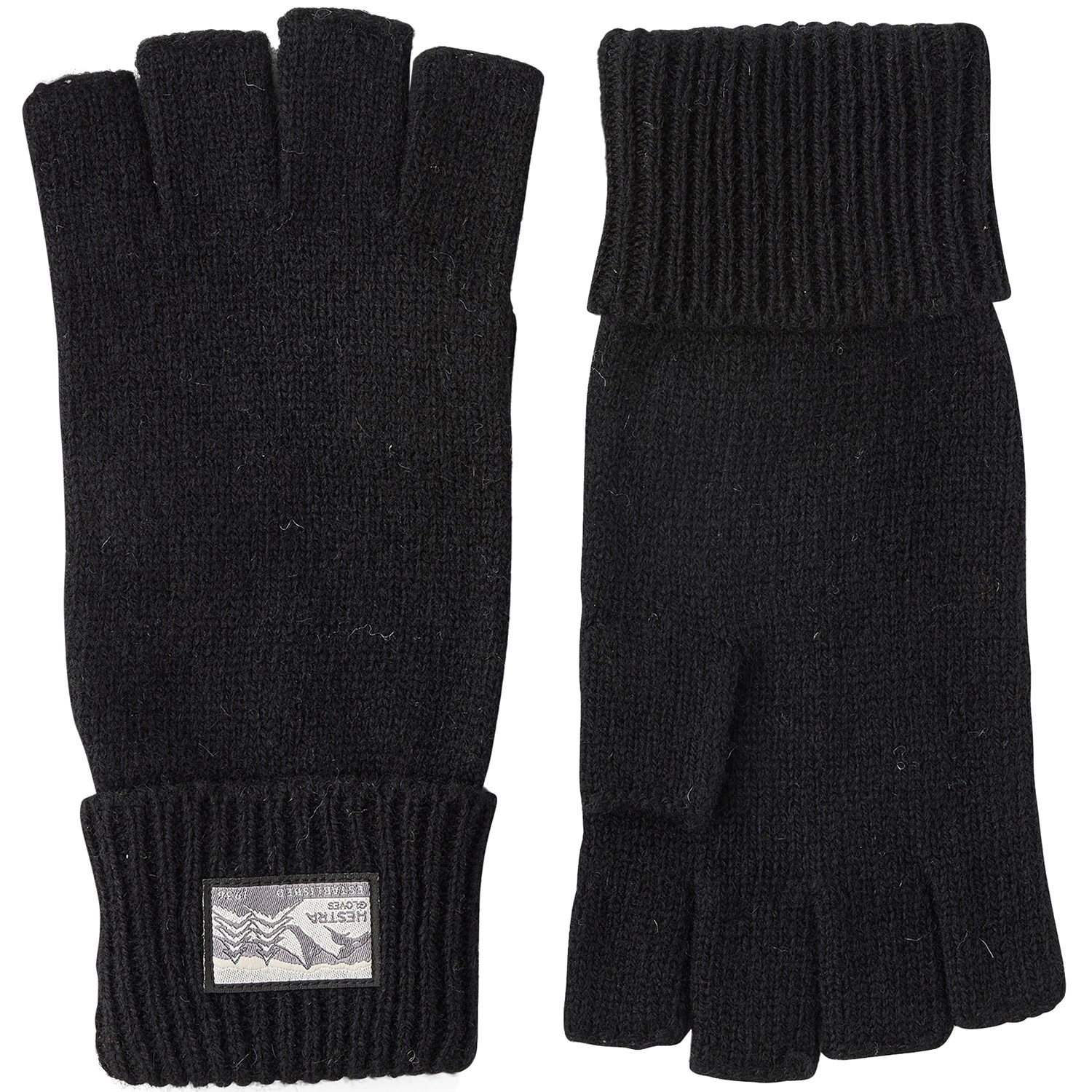 Hestra Raggwool Half Finger 6 Sort Handsker & luffer