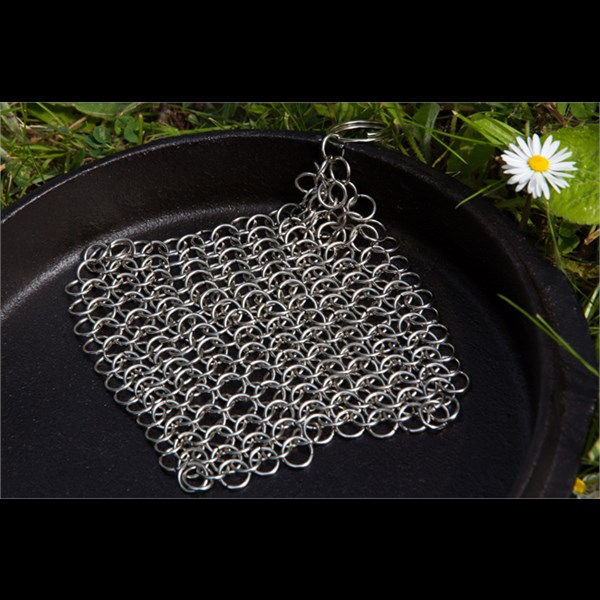 Stainless Steel Scrubber Chainmail Cast Iron Scrubber Cast -  Denmark