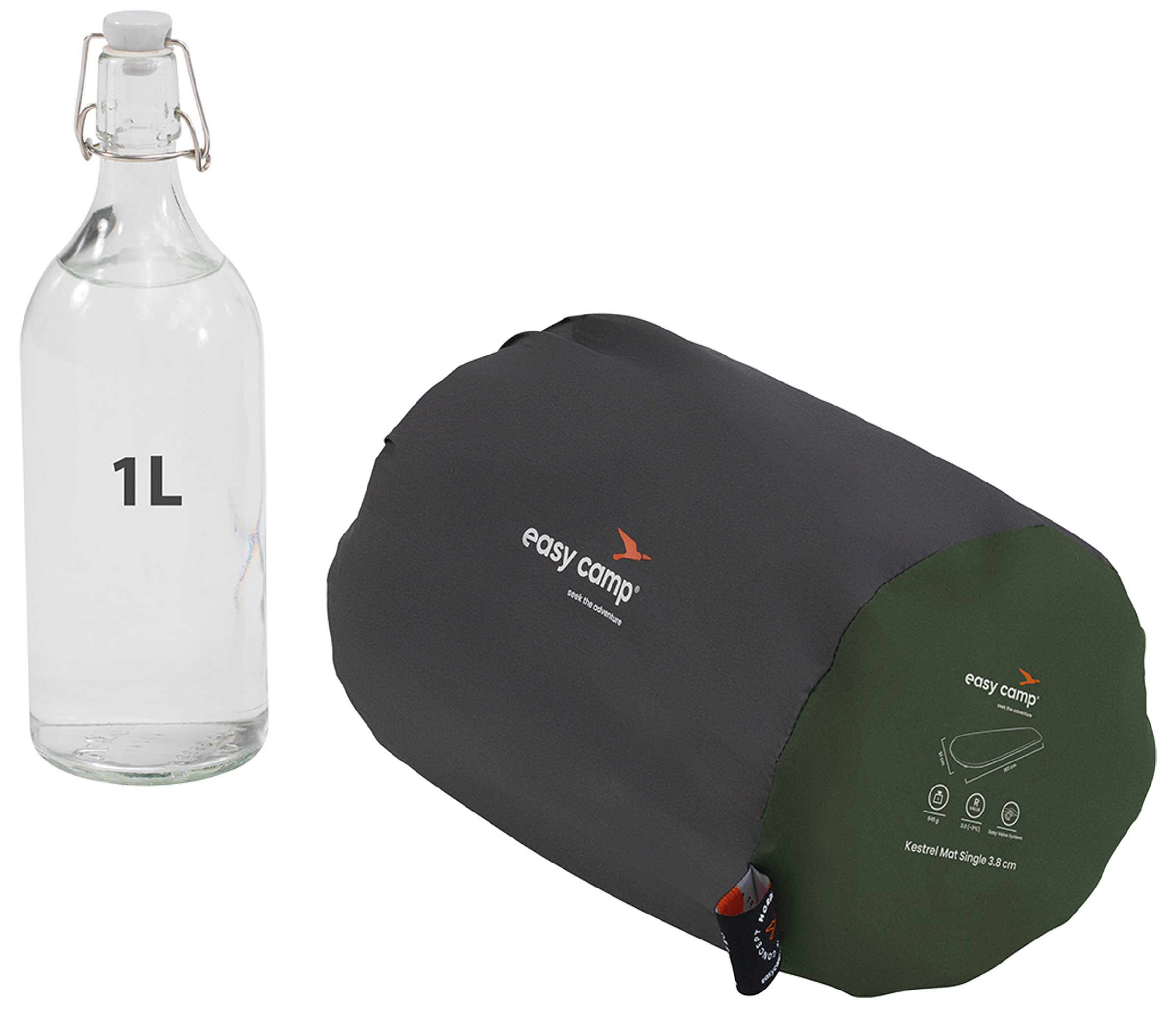 Kestrel Mat Single 3.8 cm Selvoppustende Liggeunderlag