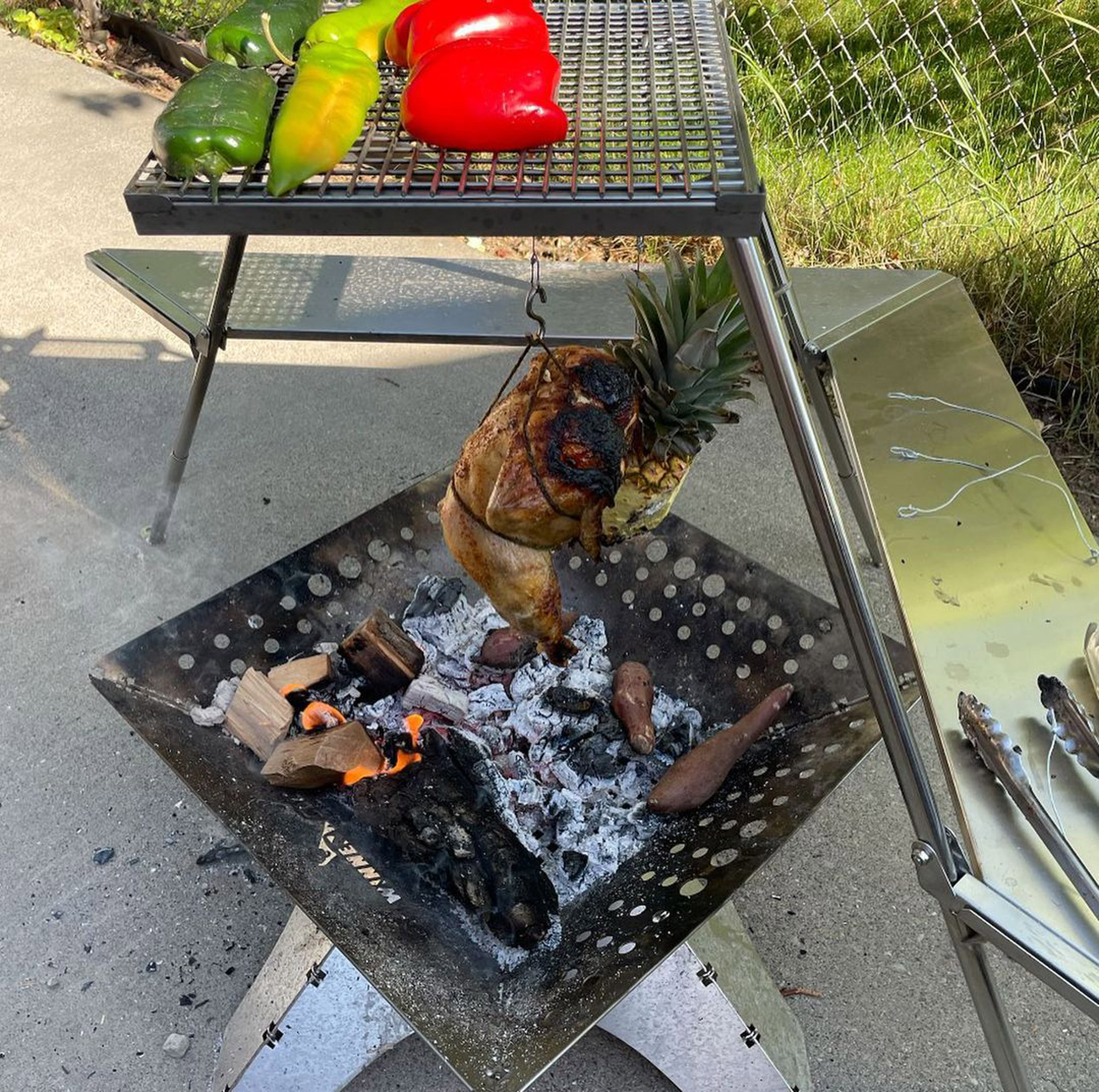 Fire Guard Stove Table