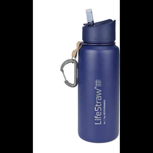 Go 0.7L Insulated Stainless Bottle with Filter LifeStraw Kogegrej