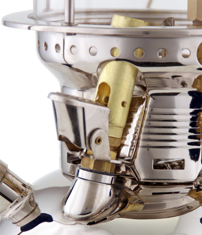 Paraffin Lamp HK500, Chrome