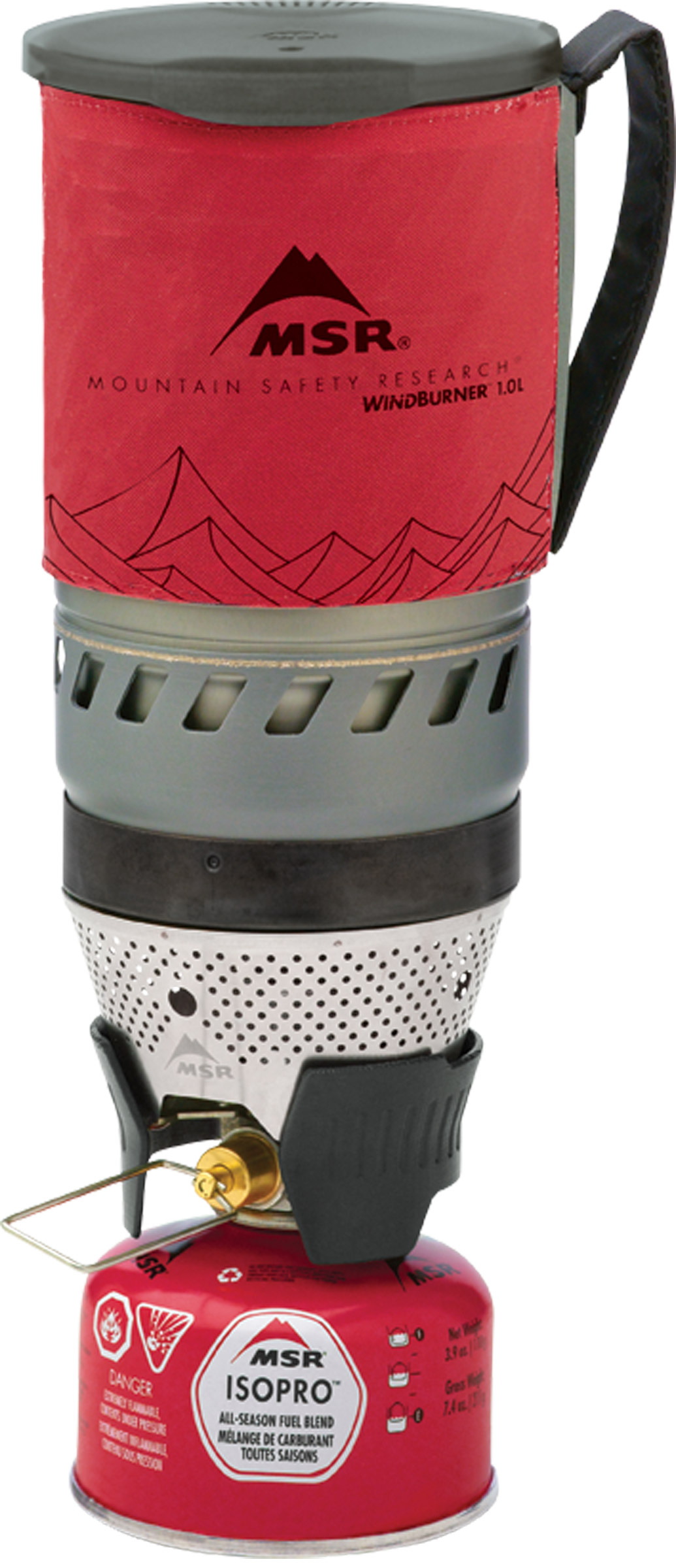 WindBurner Personal Stove System 1.0 ltr, Kogesæt med Gasbrænder