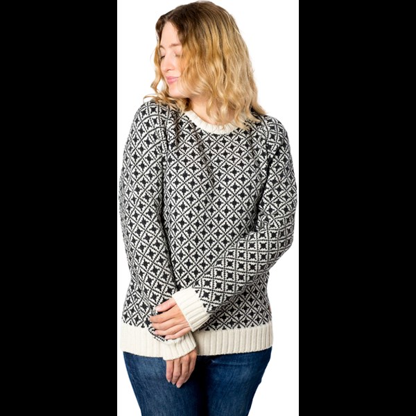 Alma Sweater Round Neck Women Fuza Wool Beklædning