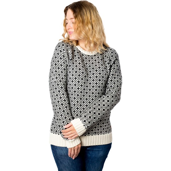 Alma Sweater Round Neck Women Fuza Wool Beklædning