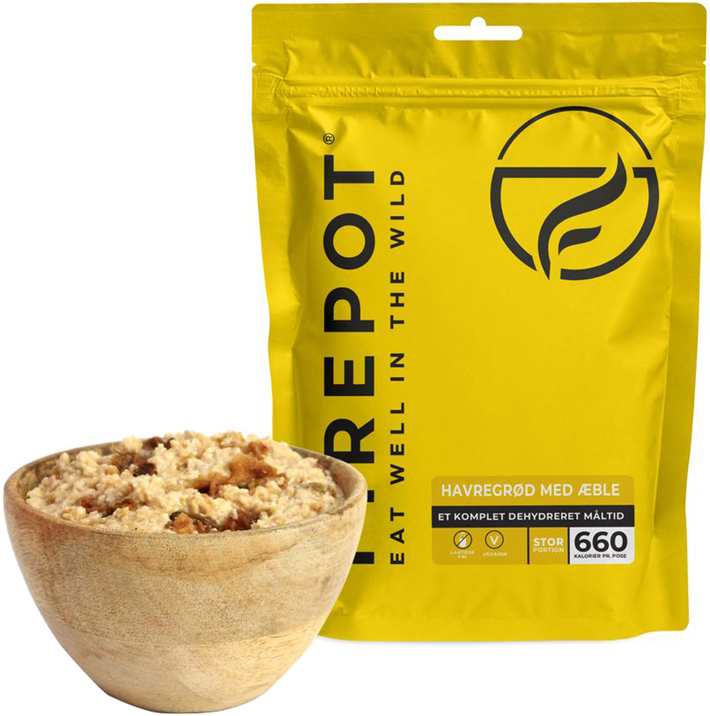 Havregrød med Æble, Stor Portion Firepot prepper-udstyr