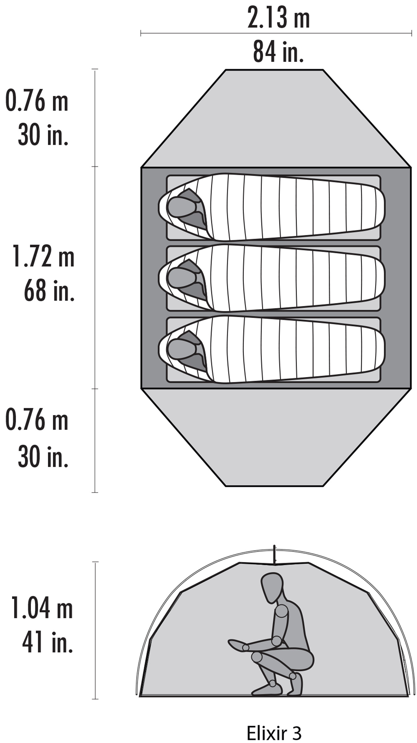 Elixir 3, 3-Personers Telt