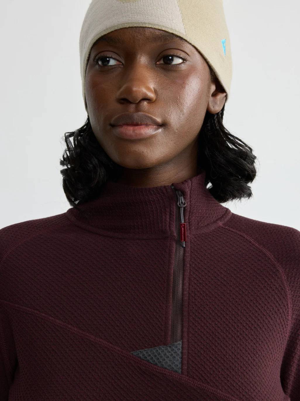 Huge Half Zip Sweater Dame