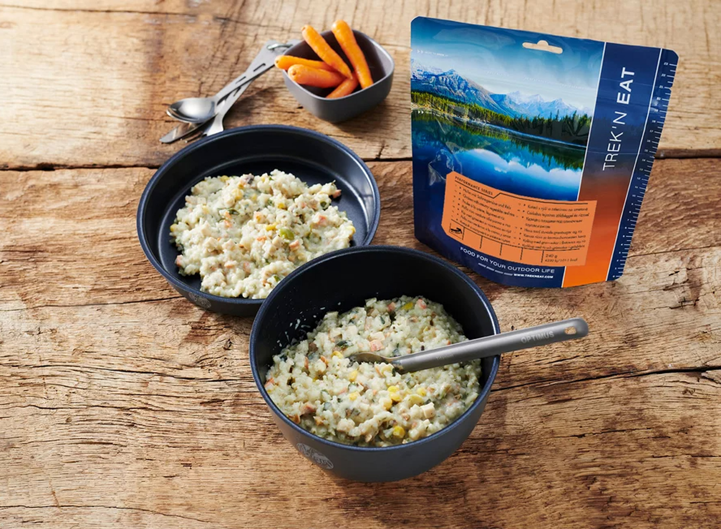 Chicken with Creamy Vegetables & Rice Trek'n Eat Kogegrej