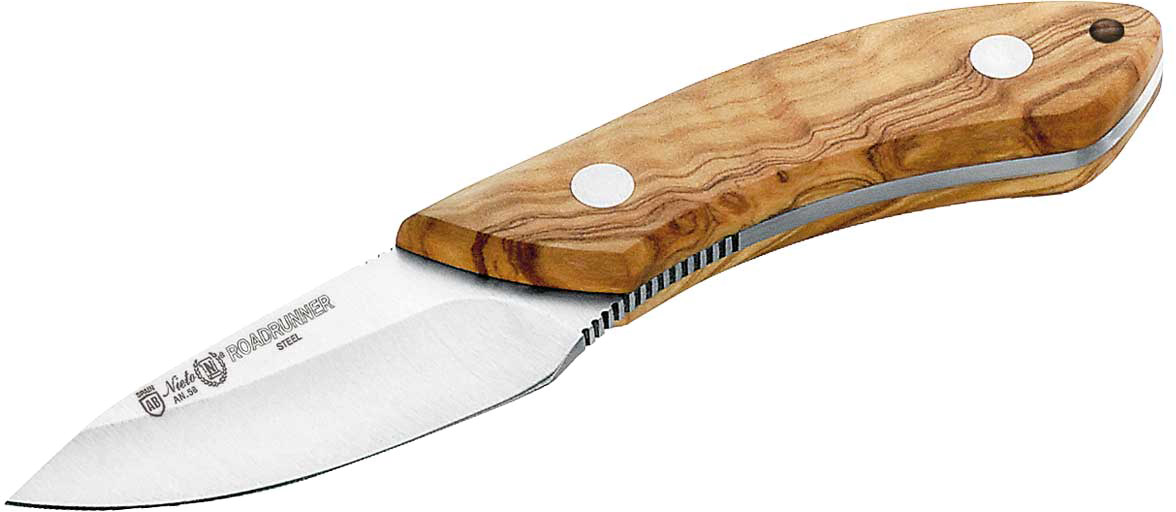 Roadrunner 11022 Olive Wood Belt Knife Miguel Nieto brands