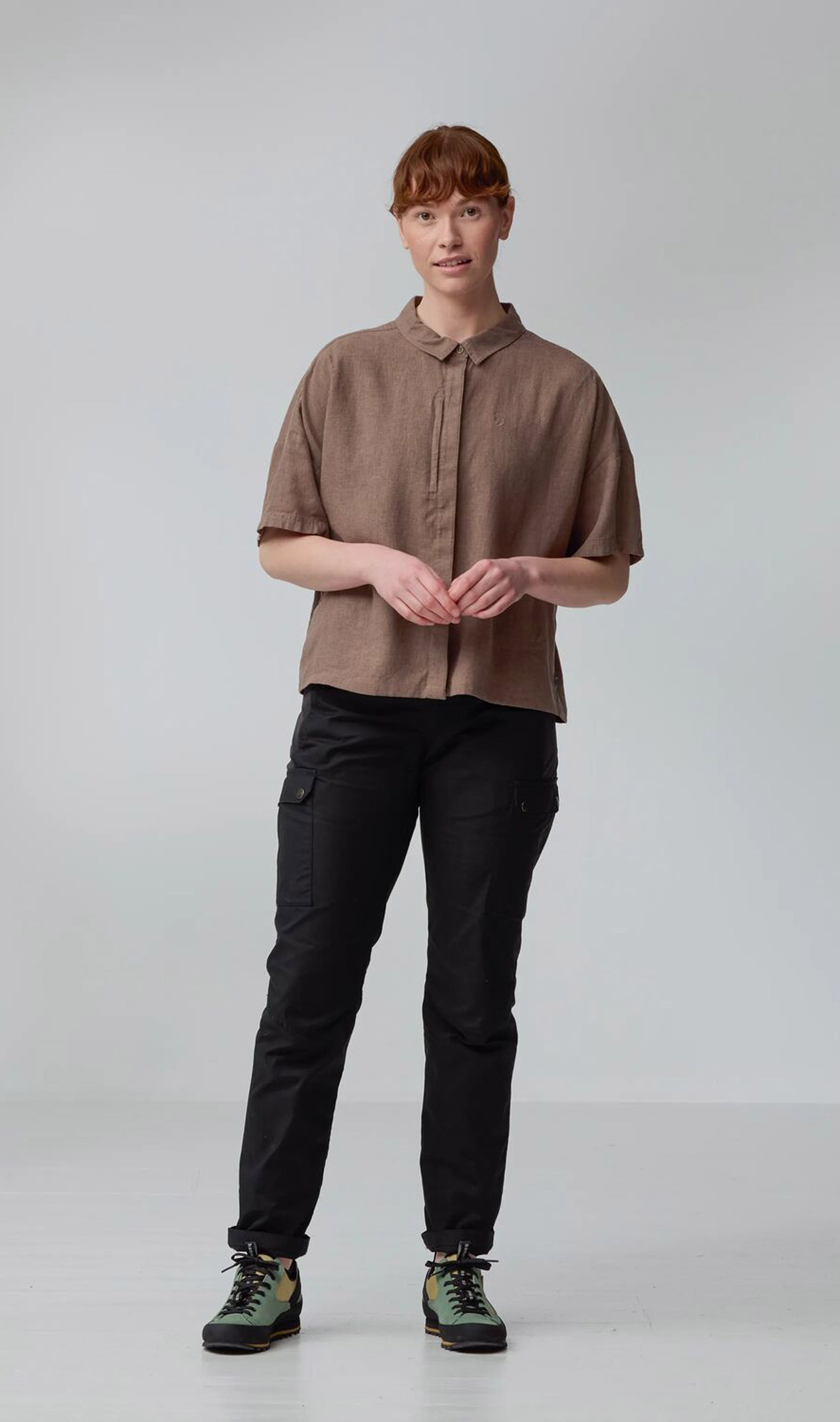 Övik Hemp Camp Shirt SS Dame