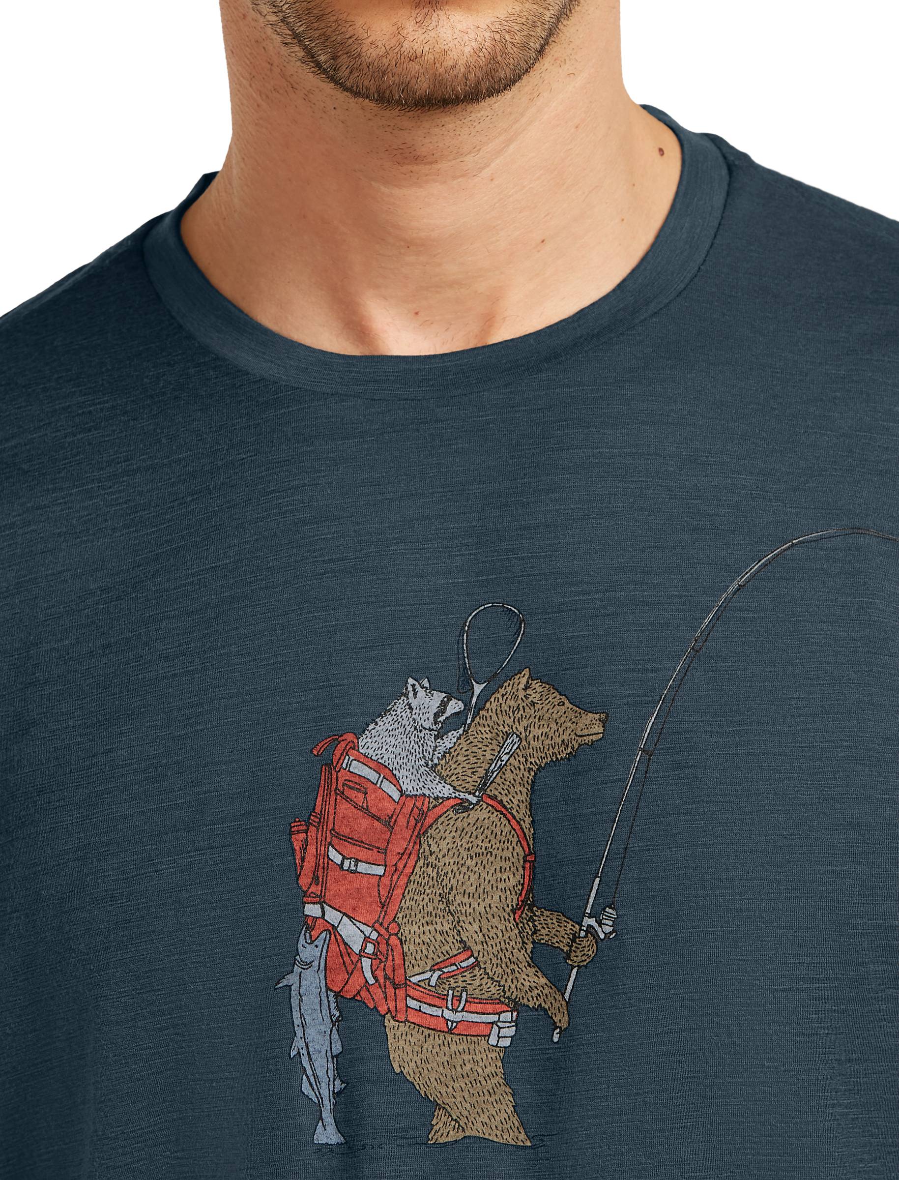 Merino 150 Tech Lite SS Tee Bear Catch Herre
