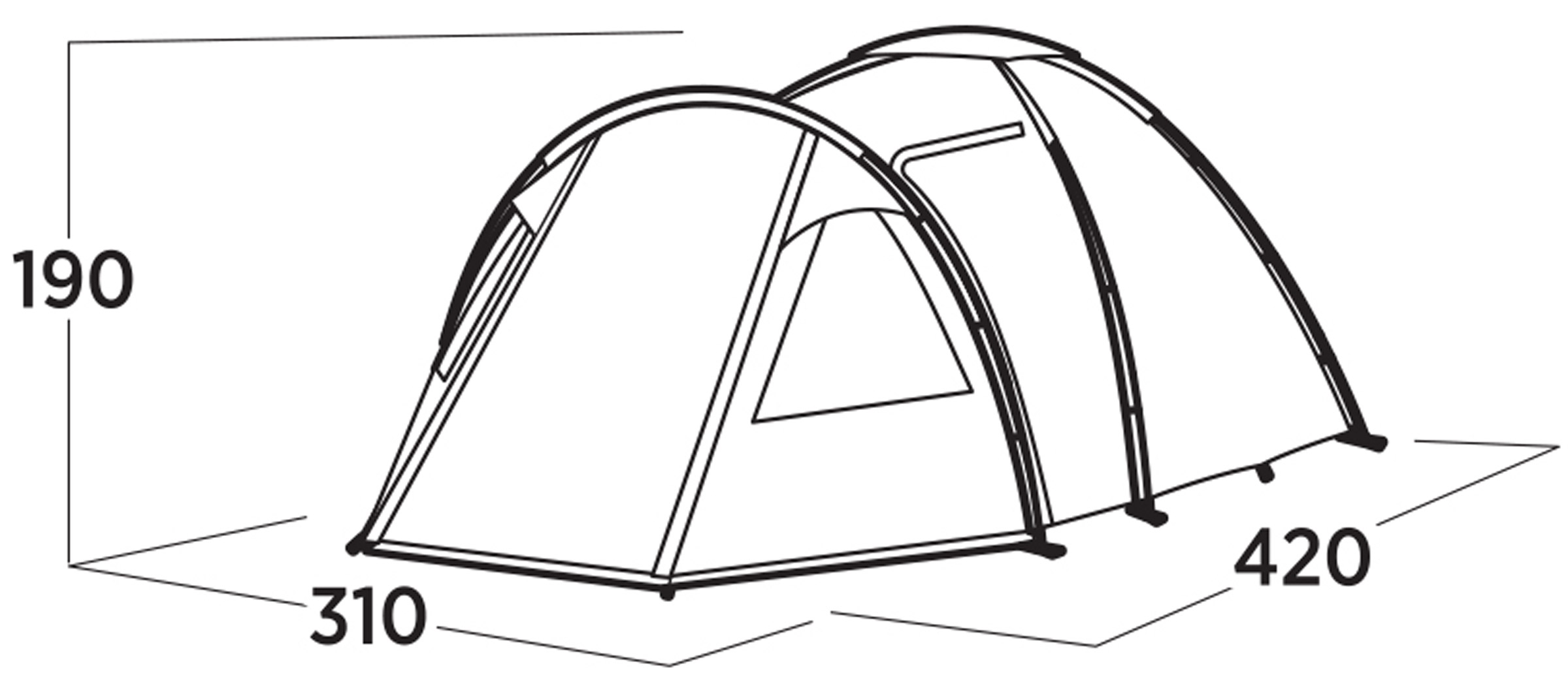 Kinn 5, 5-Personers Telt