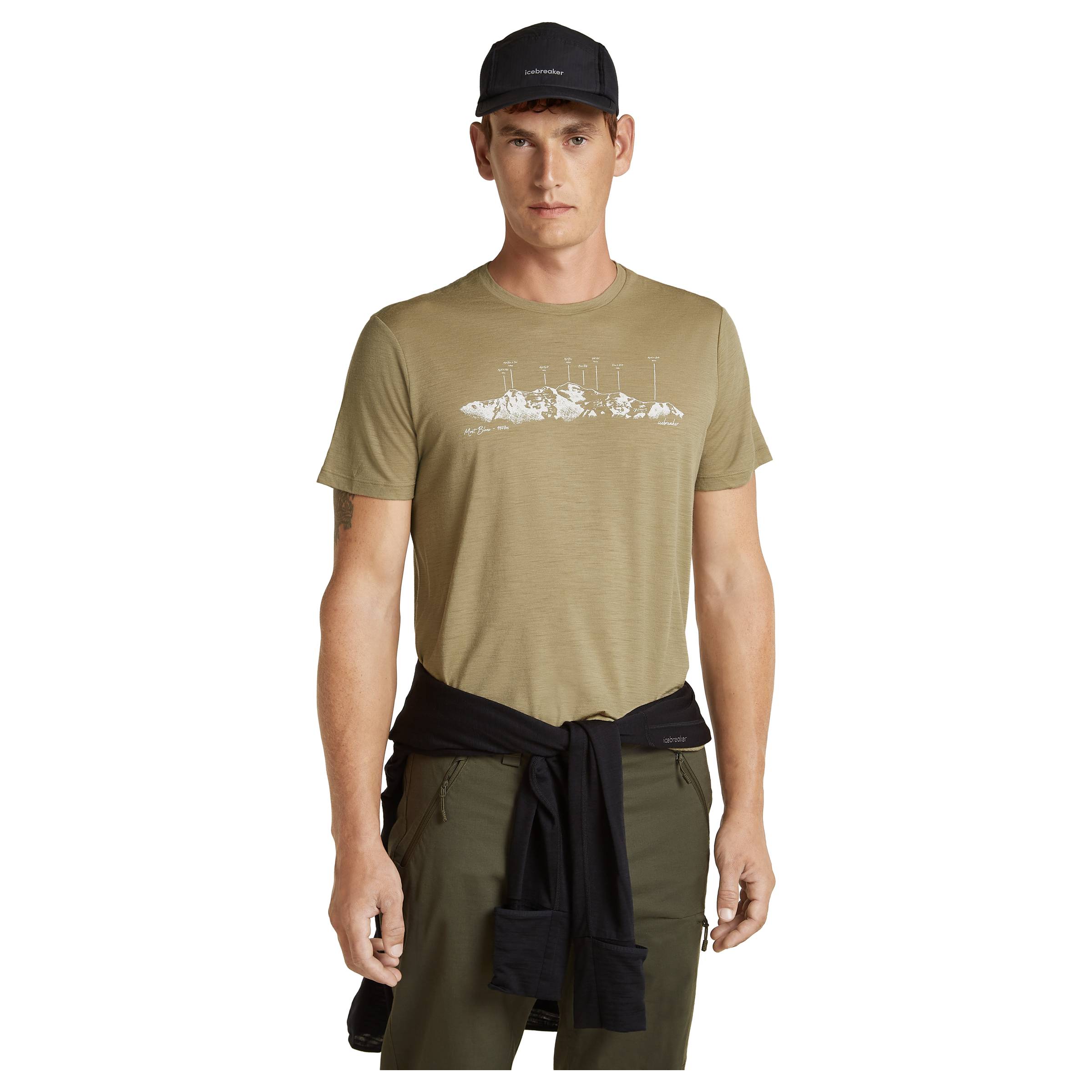 Merino 150 Tech Lite SS Tee The Peaks Herre